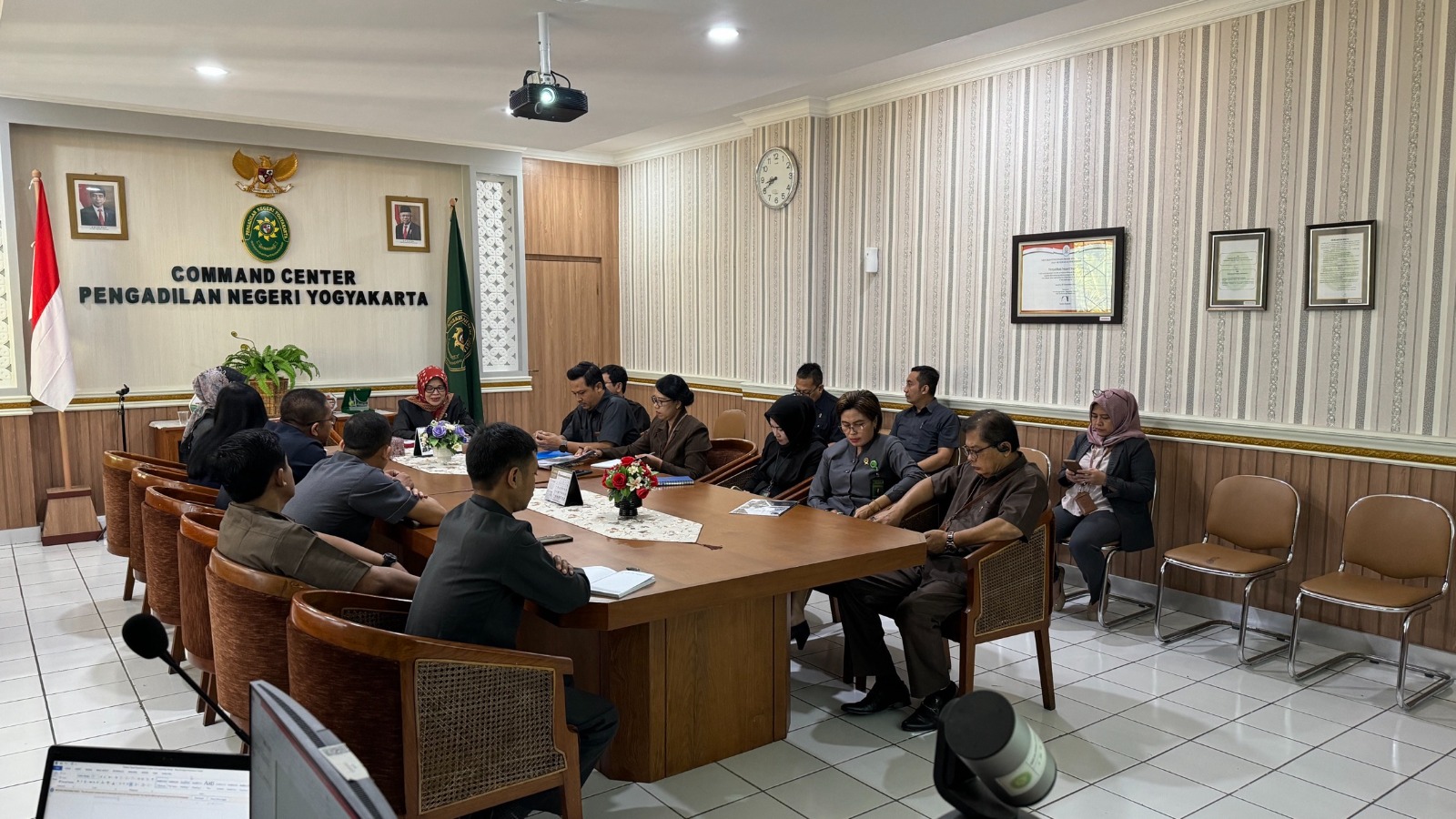Rapat Monev Kedisiplinan dan TLHP Pengawasan Bidang Bulai Mei 2024