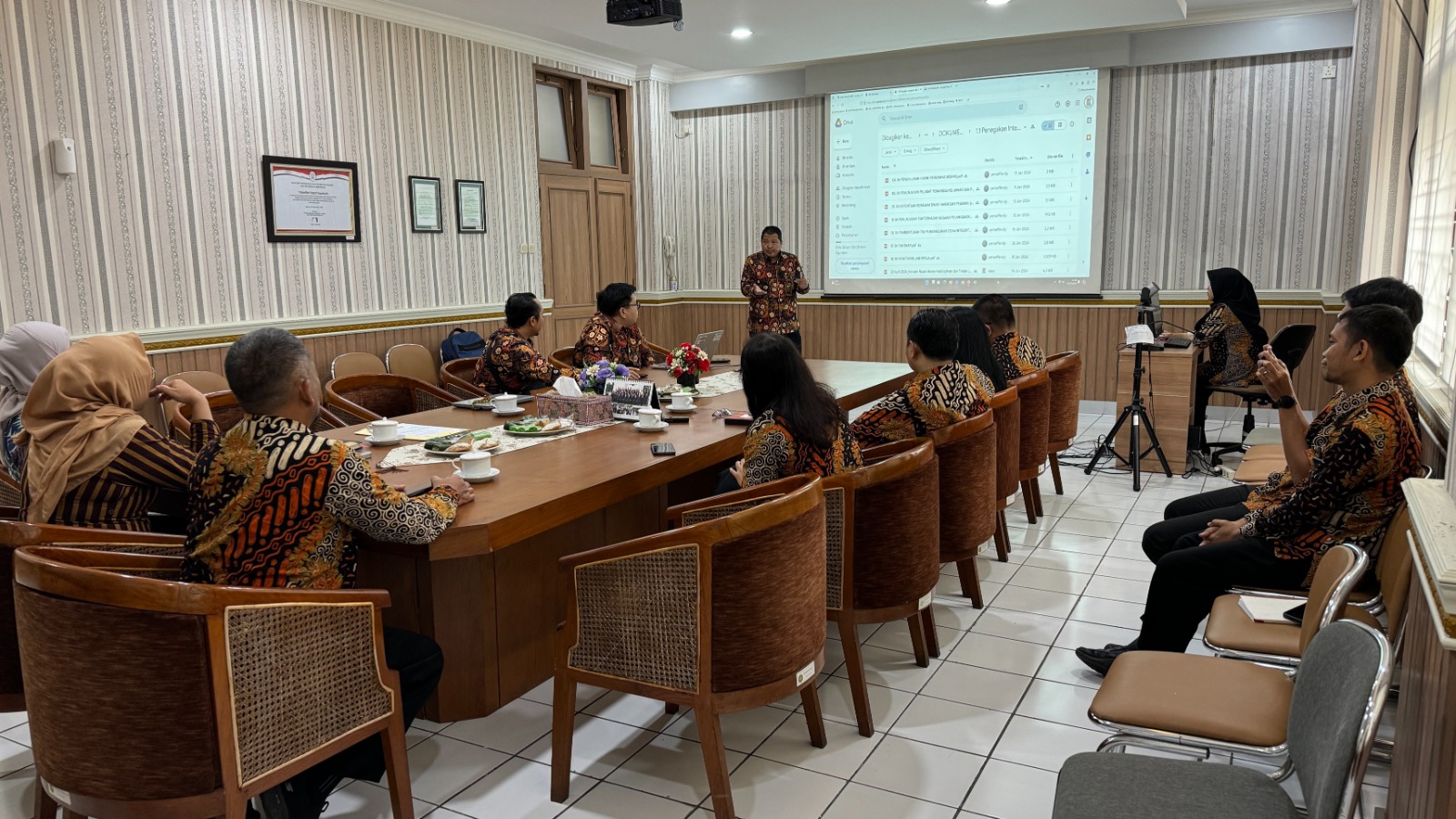 Pendampingan Penilaian Mandiri Maturitas Penyelenggaraan SPIP Tahun 2024 di Pengadilan Negeri Yogyakarta