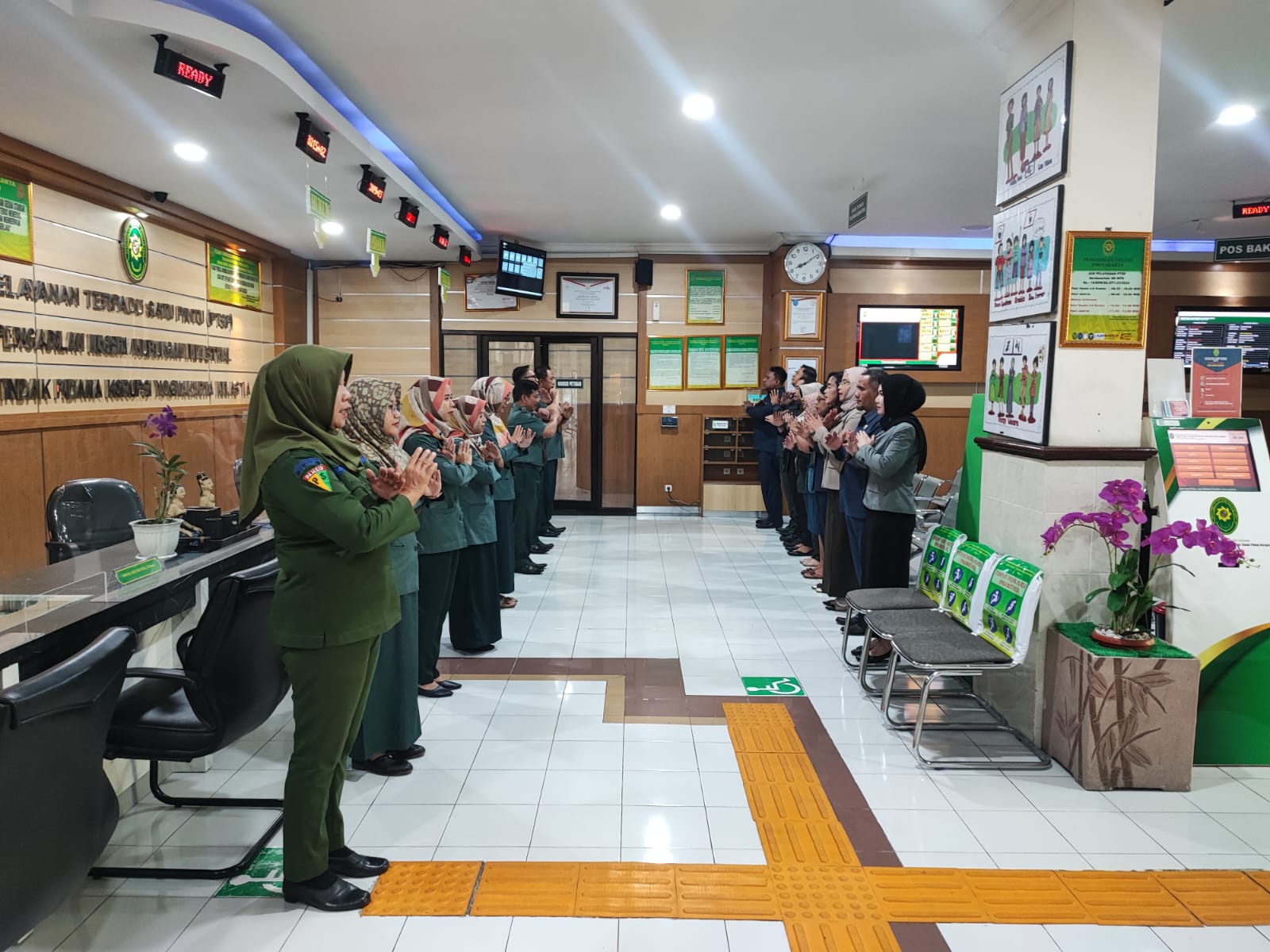 Apel Rutin Petugas PTSP 16 Juli 2024