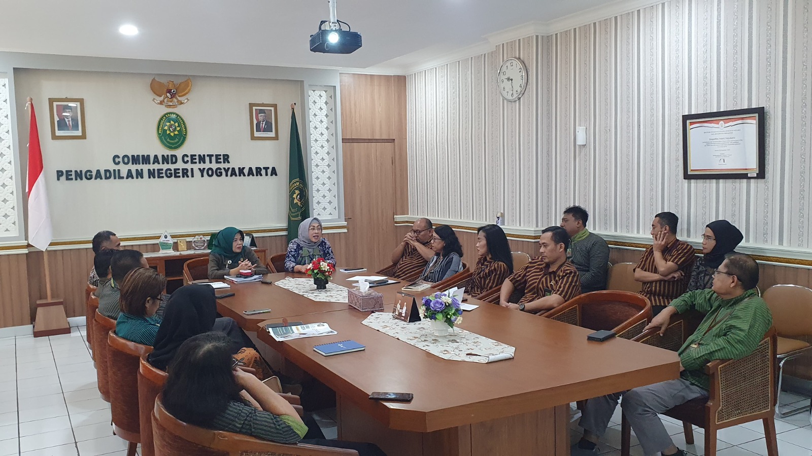 Rapat Monev Kedisiplinan dan TLHP Pengawasan Bidang Bulan Juni 2024