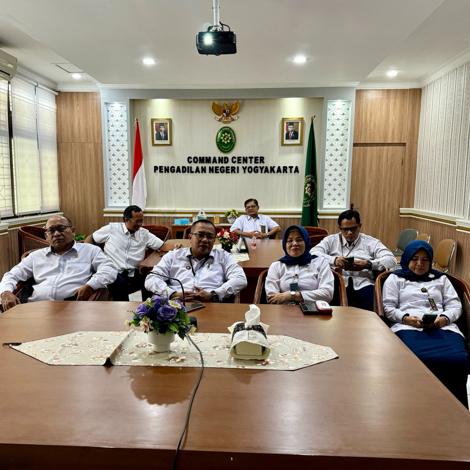 Pengadilan Negeri Yogyakarta Mengikuti Audiensi Pimpinan Mahkamah Agung dengan SHI dan Silaturahmi Juru Bicara Pengadilan Seluruh Indonesia