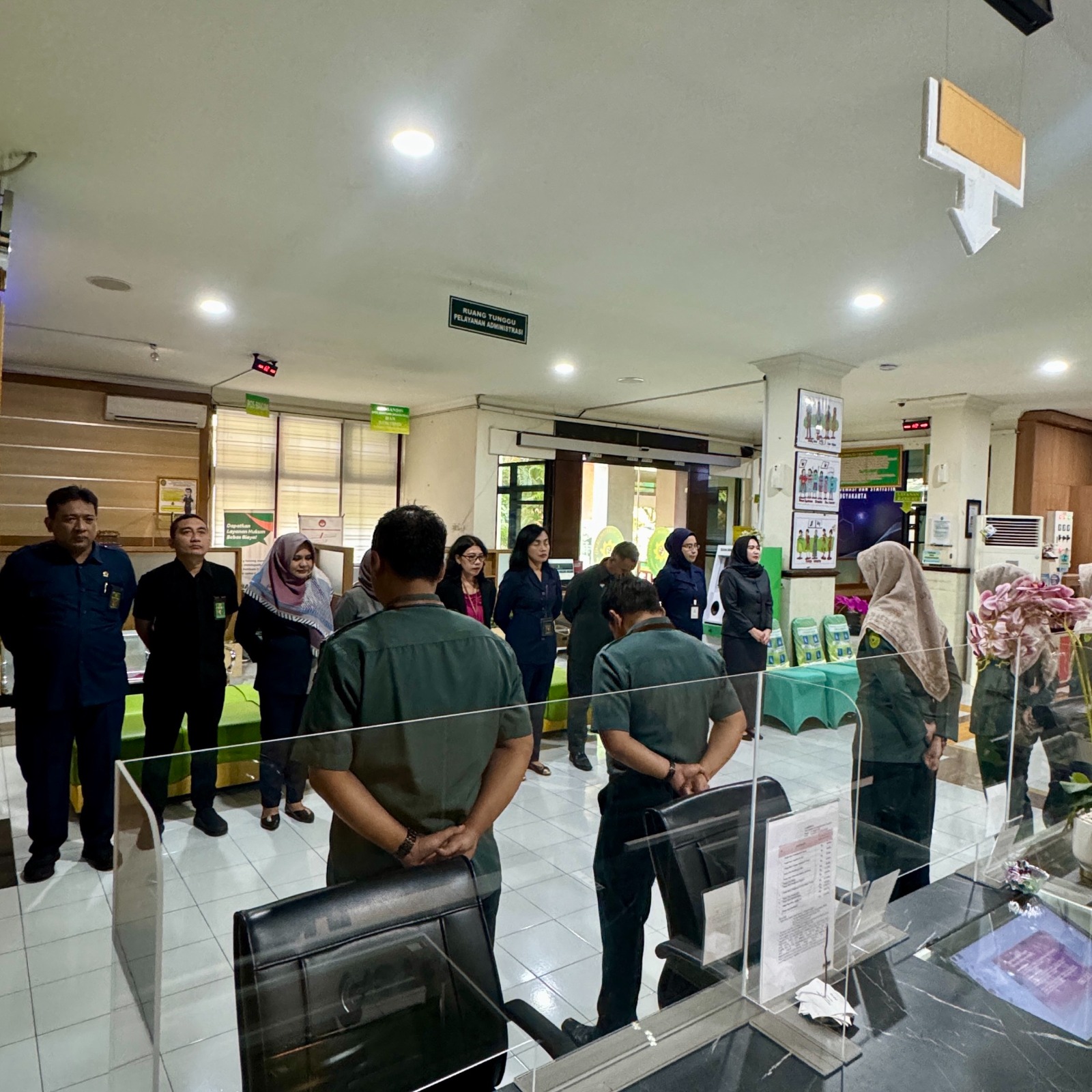 Apel Pagi Rutin Petugas PTSP 3 Desember 2024