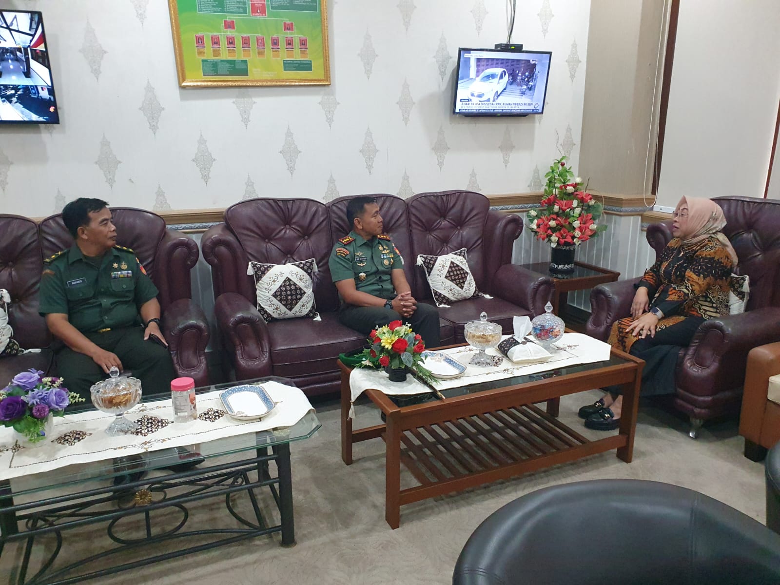 Pengadilan Negeri Yogyakarta Mendapatkan Kunjungan Kerja dari Komandan Kodim 0734/Kota Yogyakarta dan Jajaran