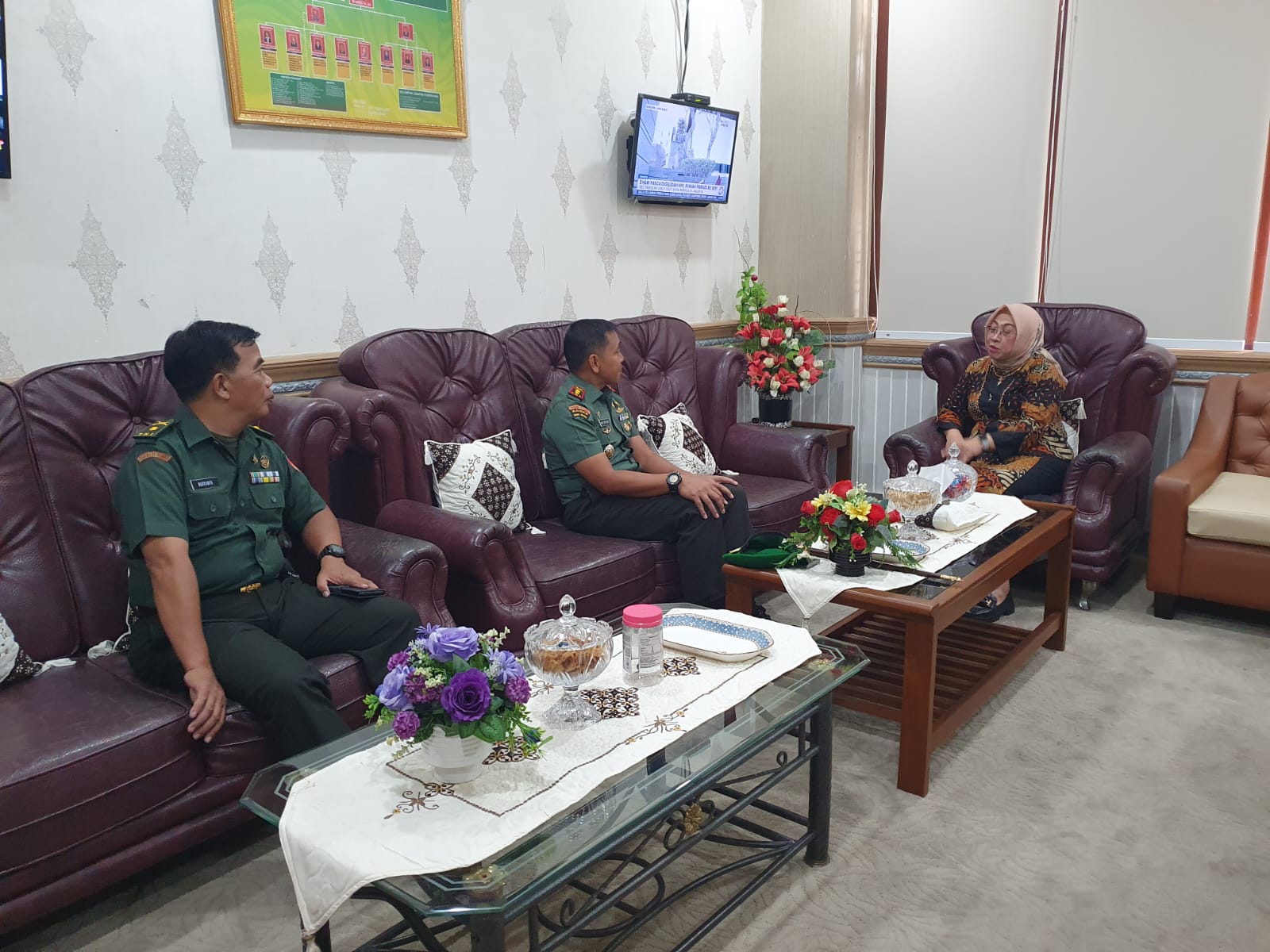 Pengadilan Negeri Yogyakarta Mendapatkan Kunjungan Kerja dari Komandan Kodim 0734/Kota Yogyakarta dan Jajaran