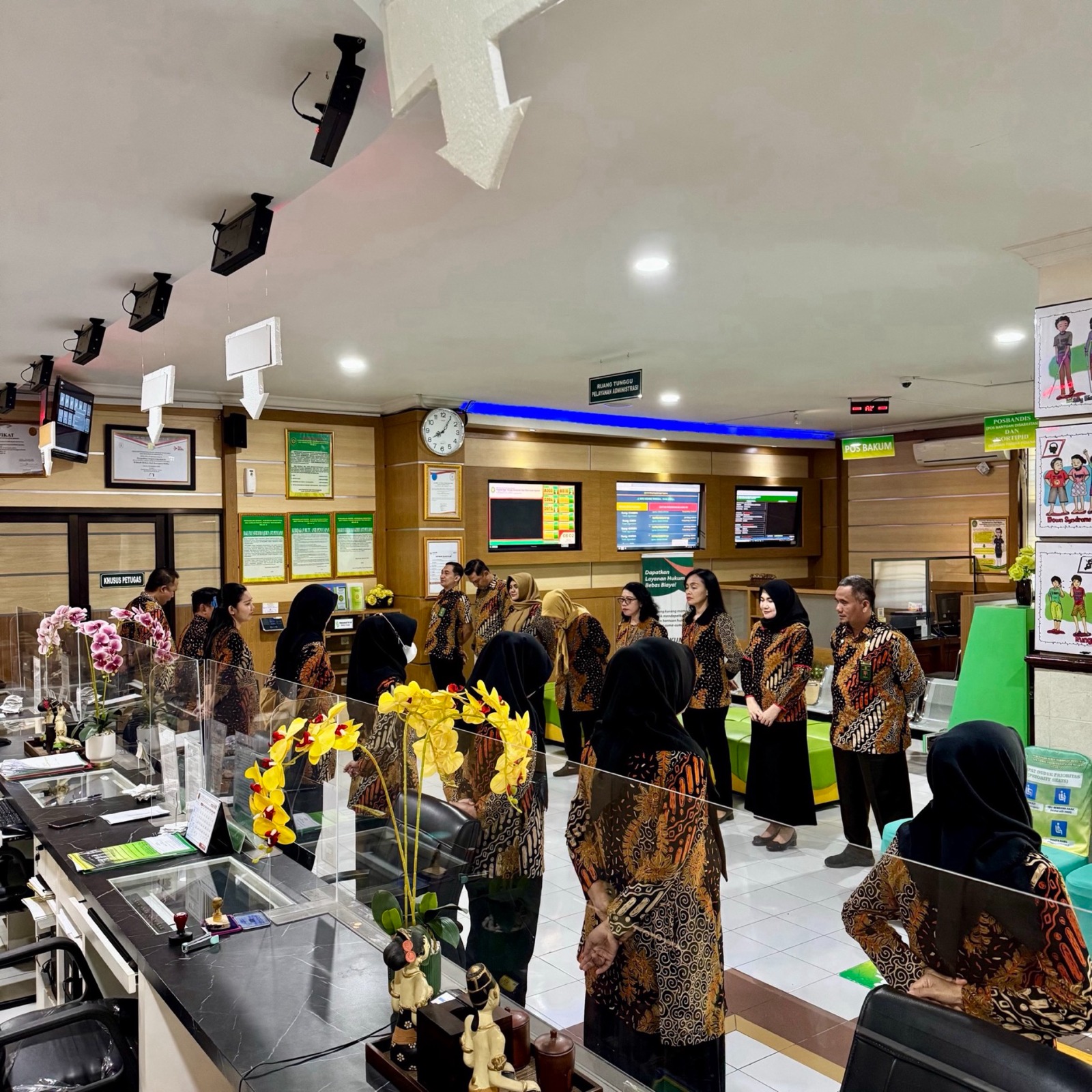 Apel Pagi Rutin Petugas PTSP 13 Maret 2025