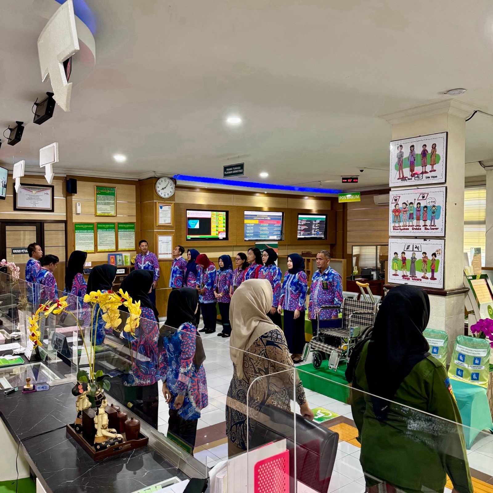 Apel Pagi Rutin Petugas PTSP 20 Maret 2025