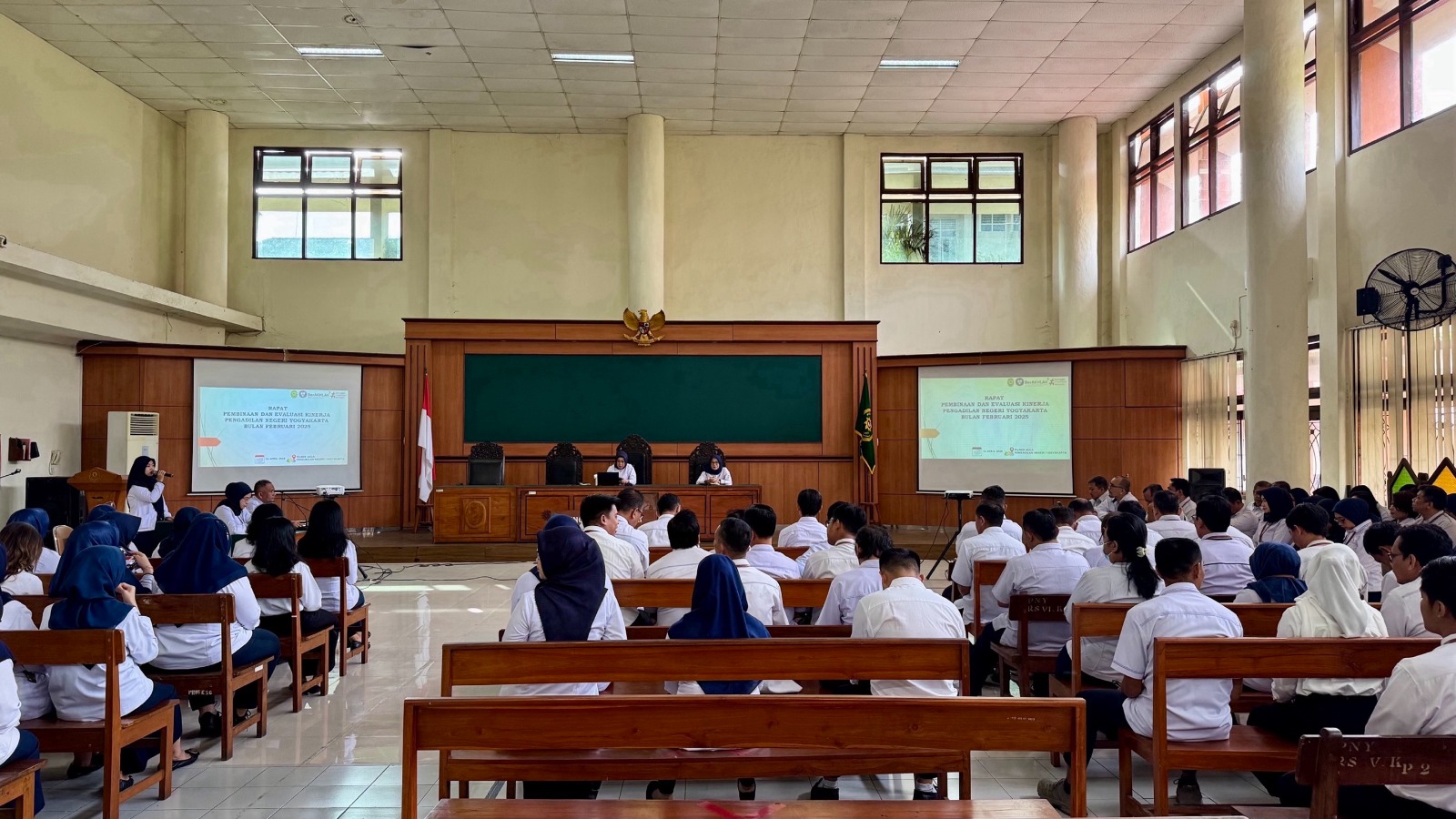 Rapat Pembinaan dan Monev Kinerja Pengadilan Negeri Yogyakarta Bulan Februari 2025