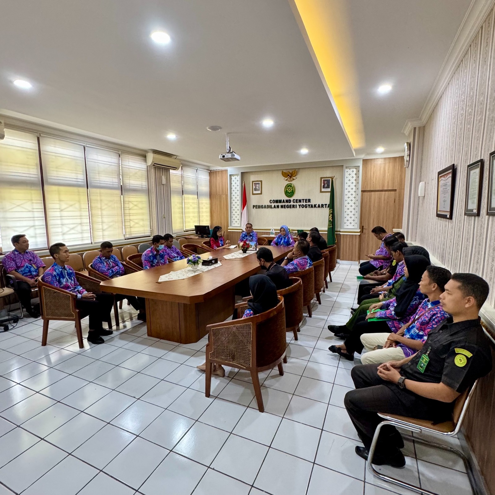 Pembinaan dan Monev Kinerja Triwulan I Tahun 2025 PPNPN Pengadilan Negeri Yogyakarta