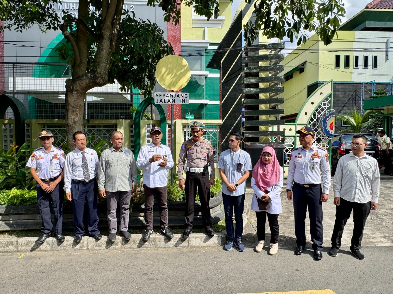 Peninjauan Bersama sekaligus Penertiban Parkir Kendaraan di Jalan Lingkungan Pengadilan Negeri Yogyakarta dan Sekitar