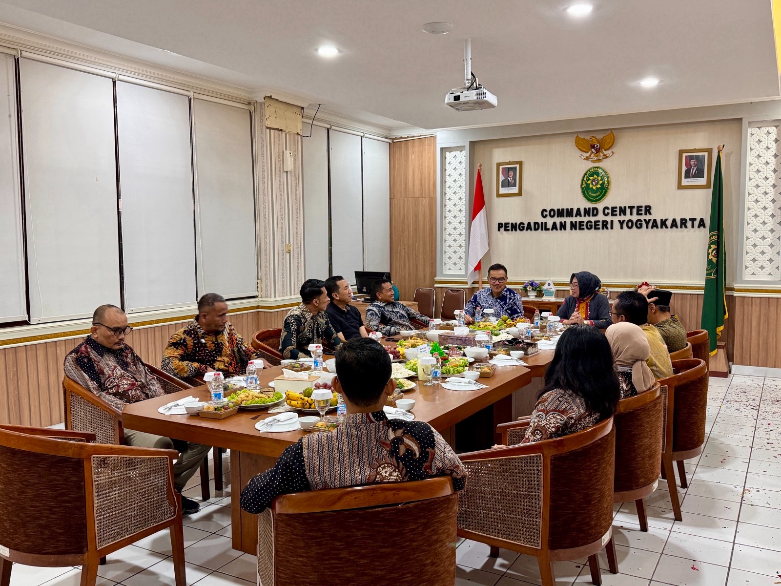Pelaksanaan Rapat Koordinasi Forkopimda Kota Yogyakarta di Pengadilan Negeri Yogyakarta