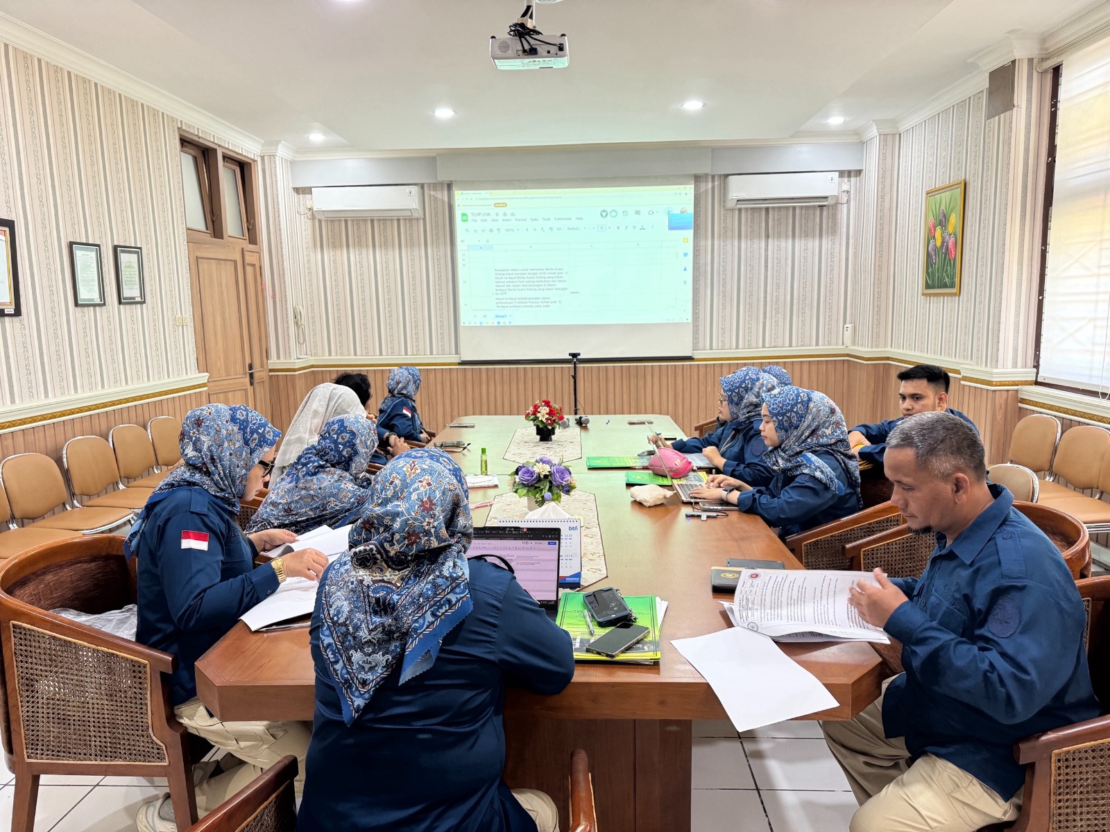 Pengadilan Negeri Yogyakarta Melakukan Rakor Penyelesaian Tindak Lanjut Laporan Hasil Asesmen AMPUH