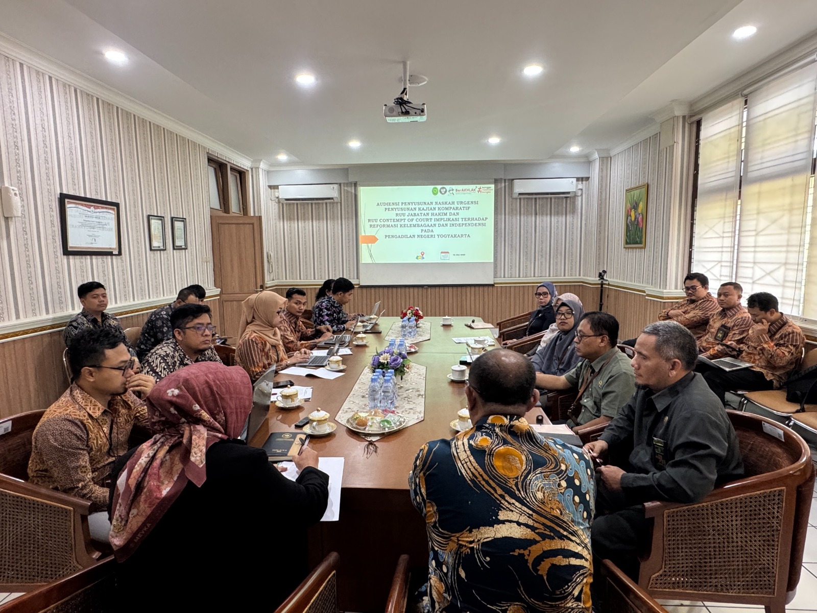 Audiensi Penyusunan Naskah Urgensi pada Pengadilan Negeri Yogyakarta