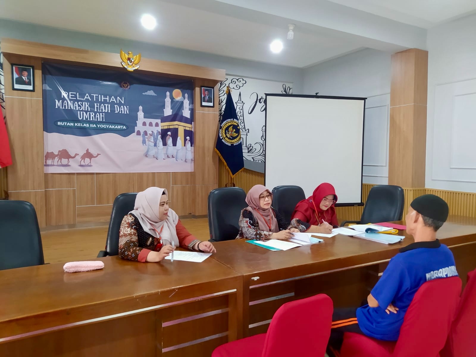 Tim WASMAT Pengadilan Negeri Yogyakarta Melakukan Kunjungan ke Rutan Kelas II A Yogyakarta 