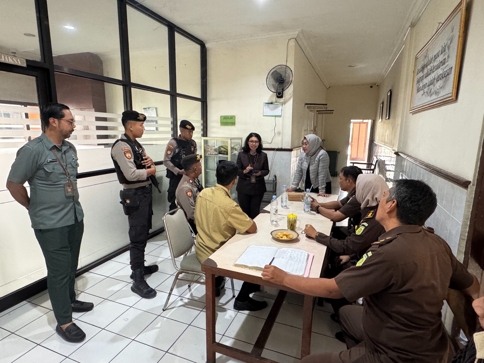 Koordinasi Pengamanan Persidangan Pengadilan Negeri Yogyakarta