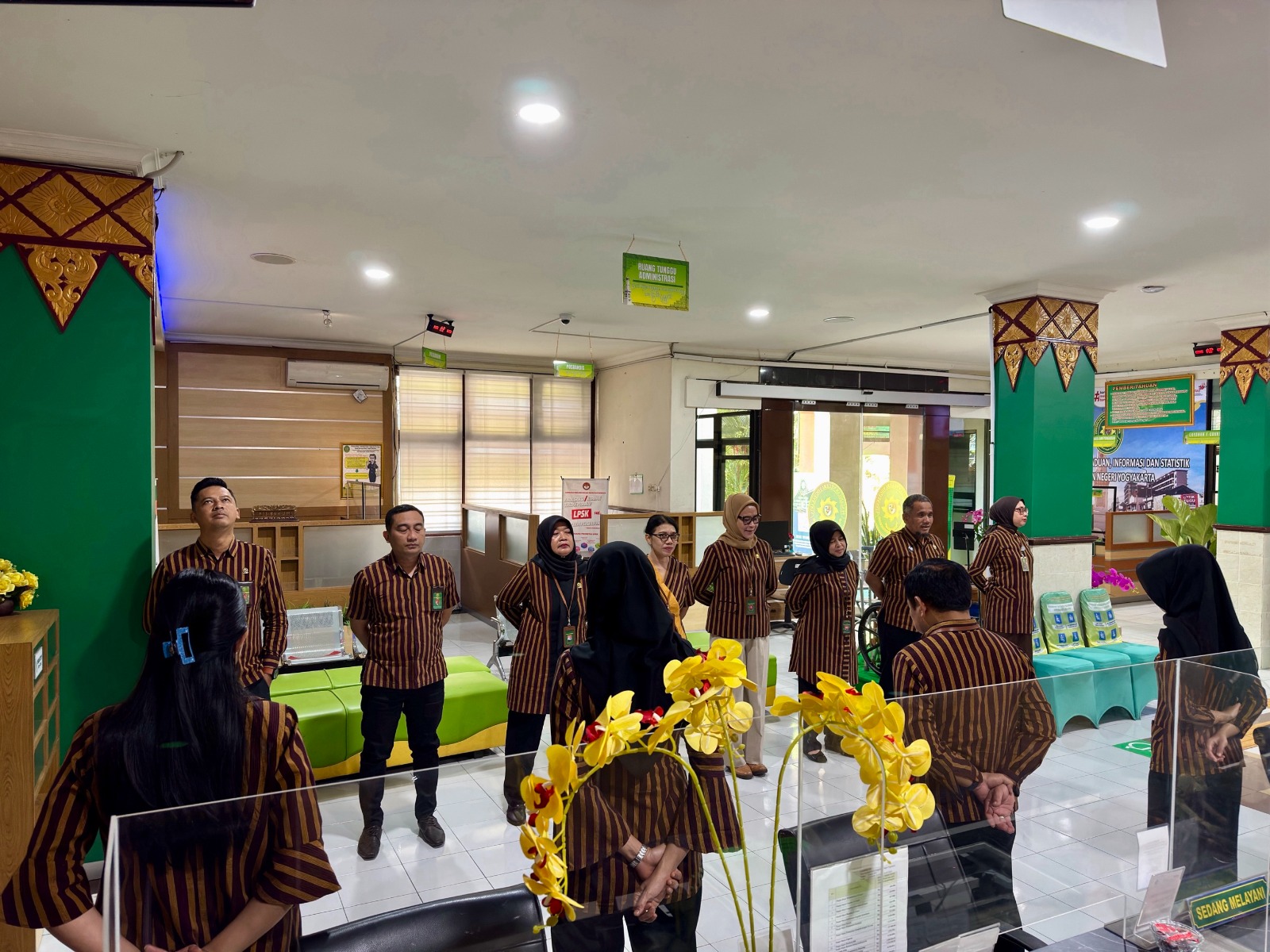 Apel Pagi Rutin Petugas PTSP 14 Agustus 2025