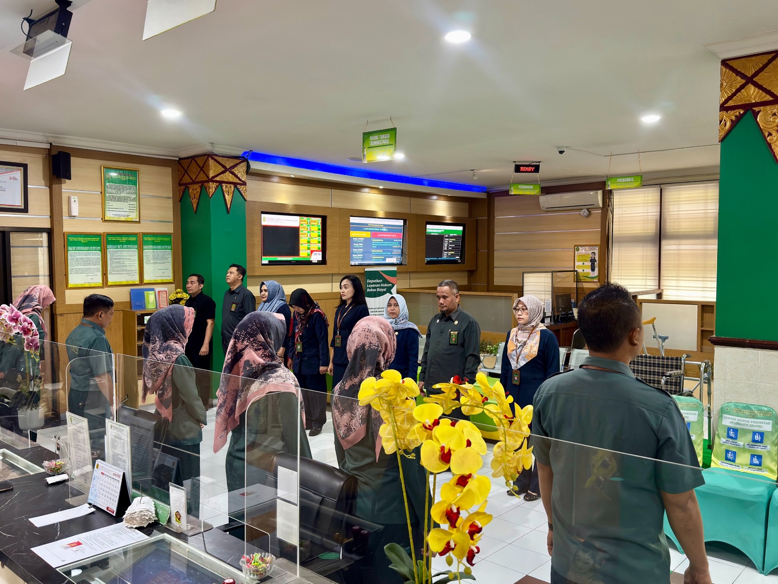 Apel Pagi Rutin Petugas PTSP 26 Agustus 2025