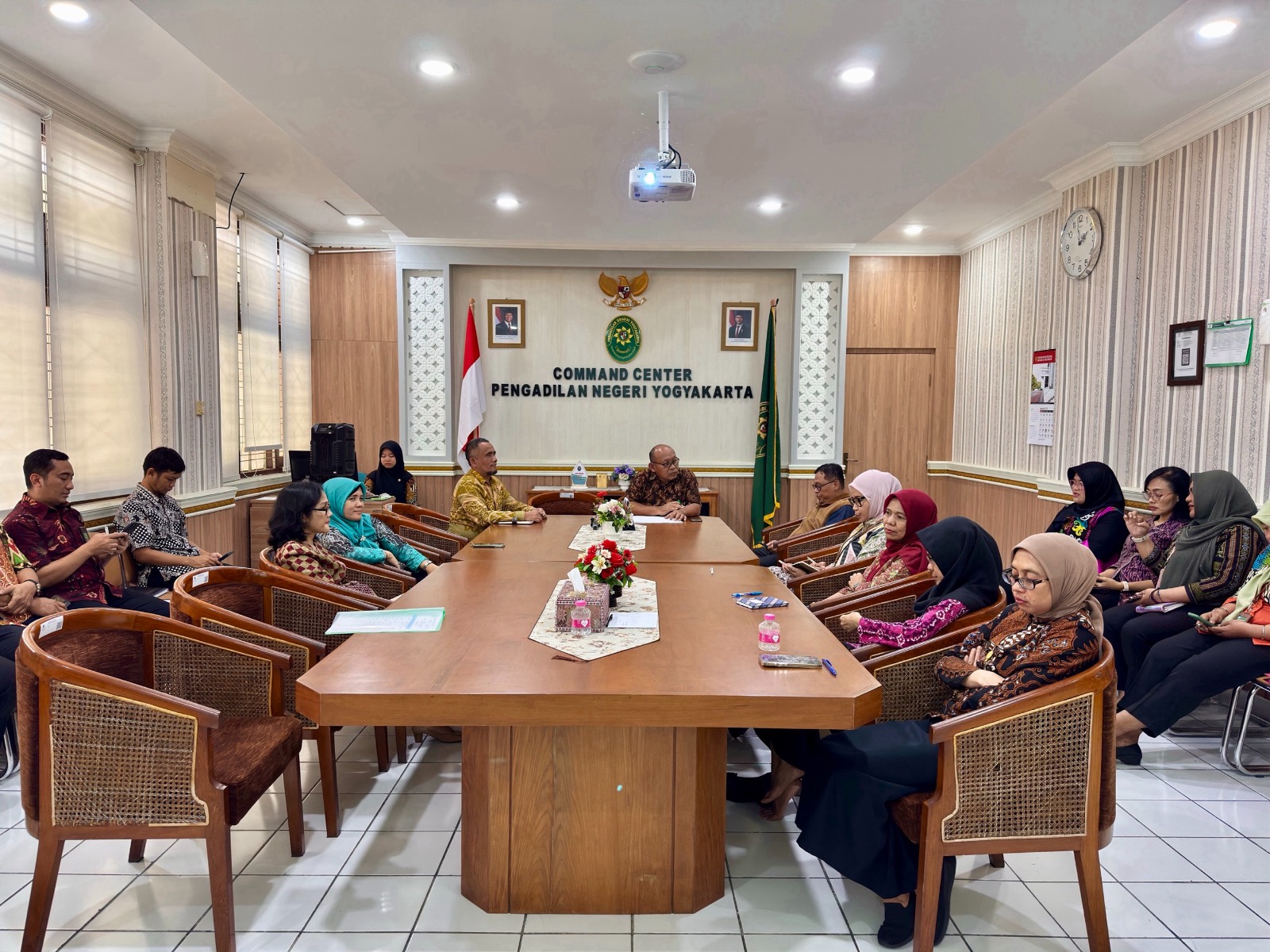 Rapat TLHP Pengawasan Bidang Agustus 2025 Pengadilan Negeri Yogyakarta