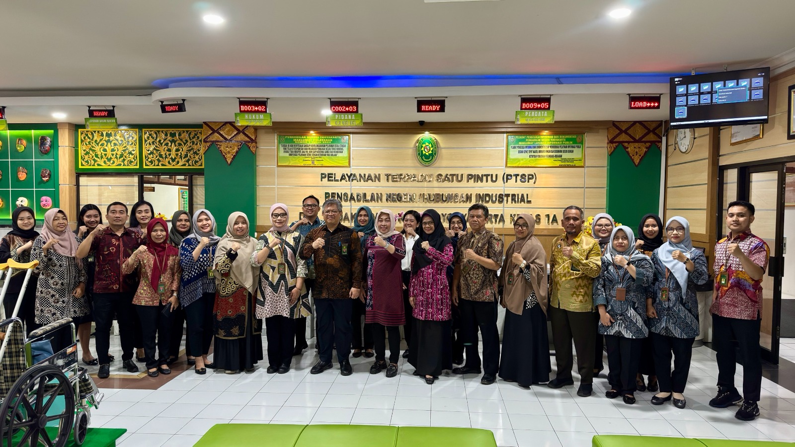 Pengadilan Negeri Yogyakarta Mendapatkan Kunjungan Kerja Direktur Pembinaan Tenaga Teknis Peradilan Umum dan Jajaran