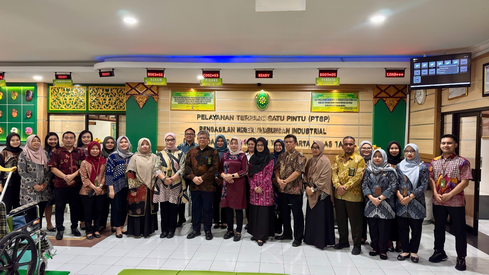 Pengadilan Negeri Yogyakarta Mendapatkan Kunjungan Kerja Direktur Pembinaan Tenaga Teknis Peradilan Umum dan Jajaran