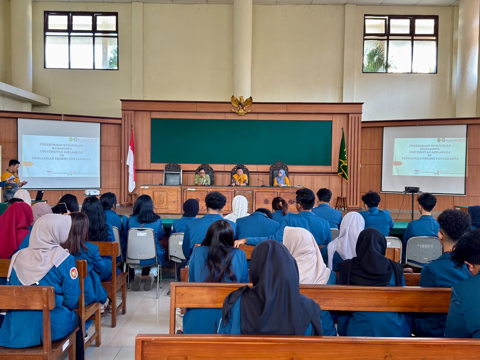 Pengadilan Negeri Yogyakarta Menerima KPS Mahasiswa Fakultas Hukum Universitas Airlangga