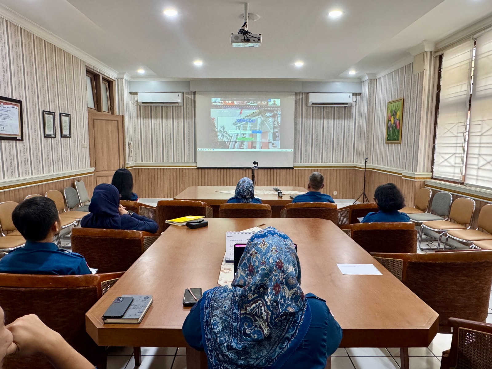 Pengadilan Negeri Yogyakarta Mengikuti Rakor Mengenai Pemberlakuan Aplikasi SIPANDU