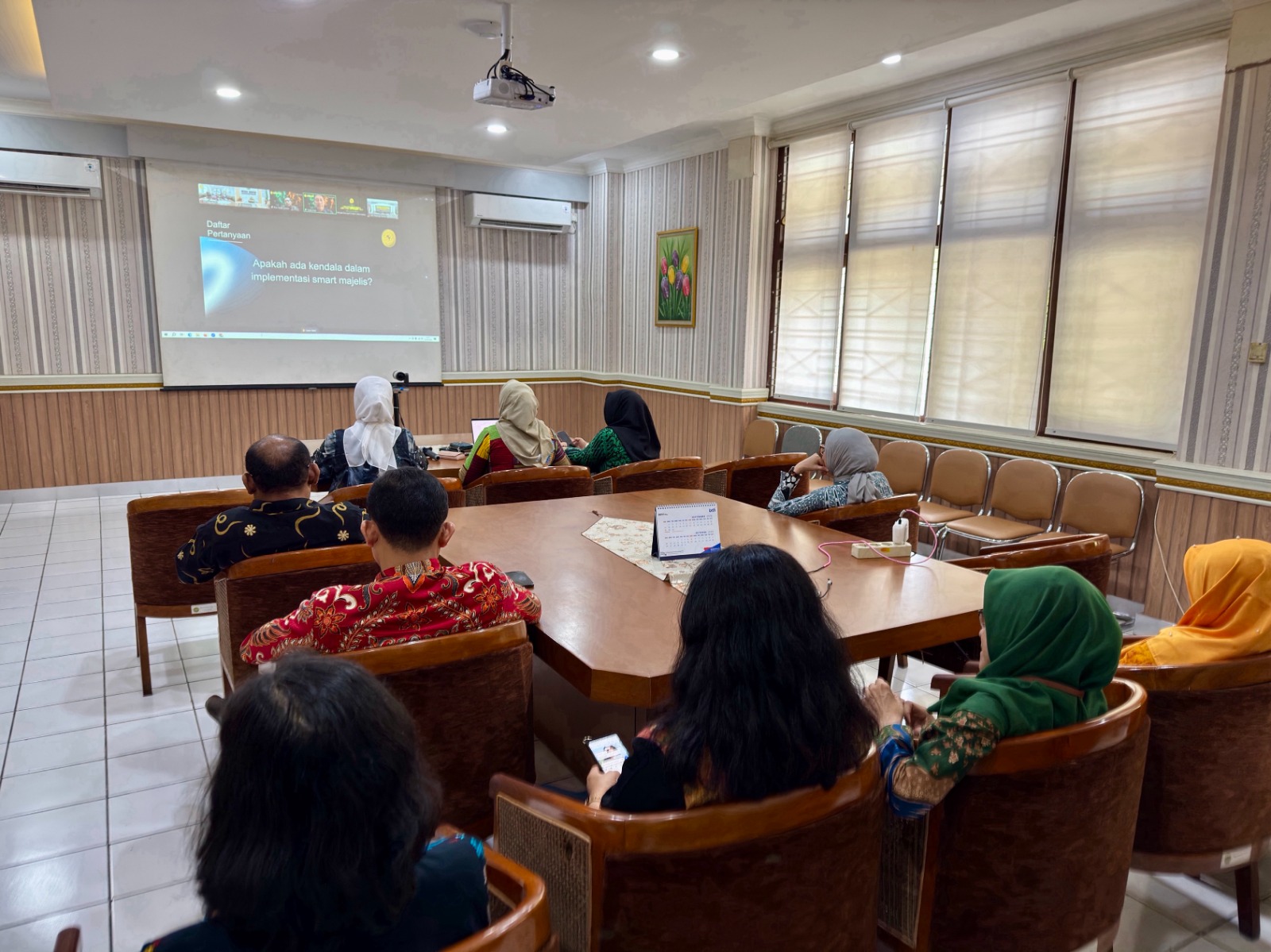 Pengadilan Negeri Yogyakarta Mengikuti Monev Penerapan Smart Majelis Tingkat Pertama Pilot Project