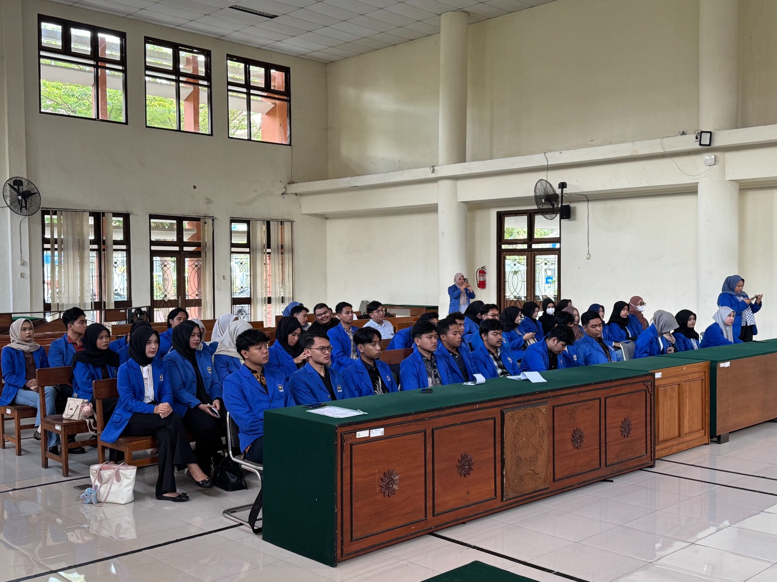 Penerimaan dan Pembekalan Kuliah Praktik Peradilan Mahasiswa Fakultas Hukum UII pada Pengadilan Negeri Yogyakarta