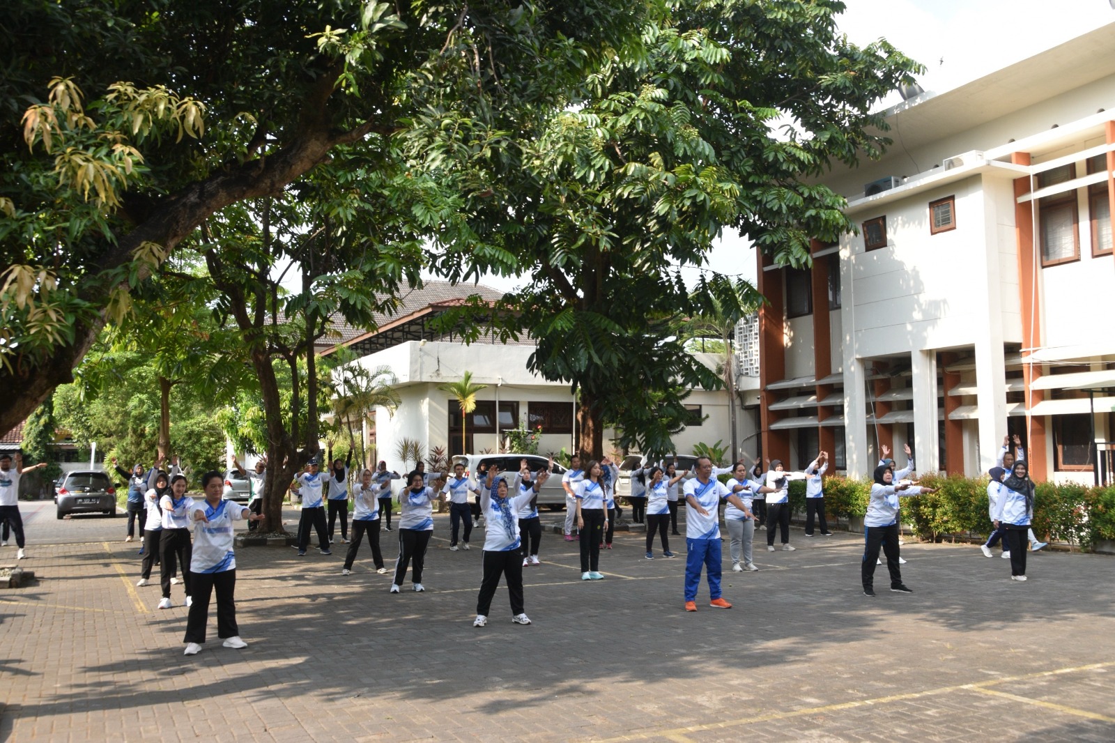 Senam Pagi Rutin Pengadilan Negeri Yogyakarta