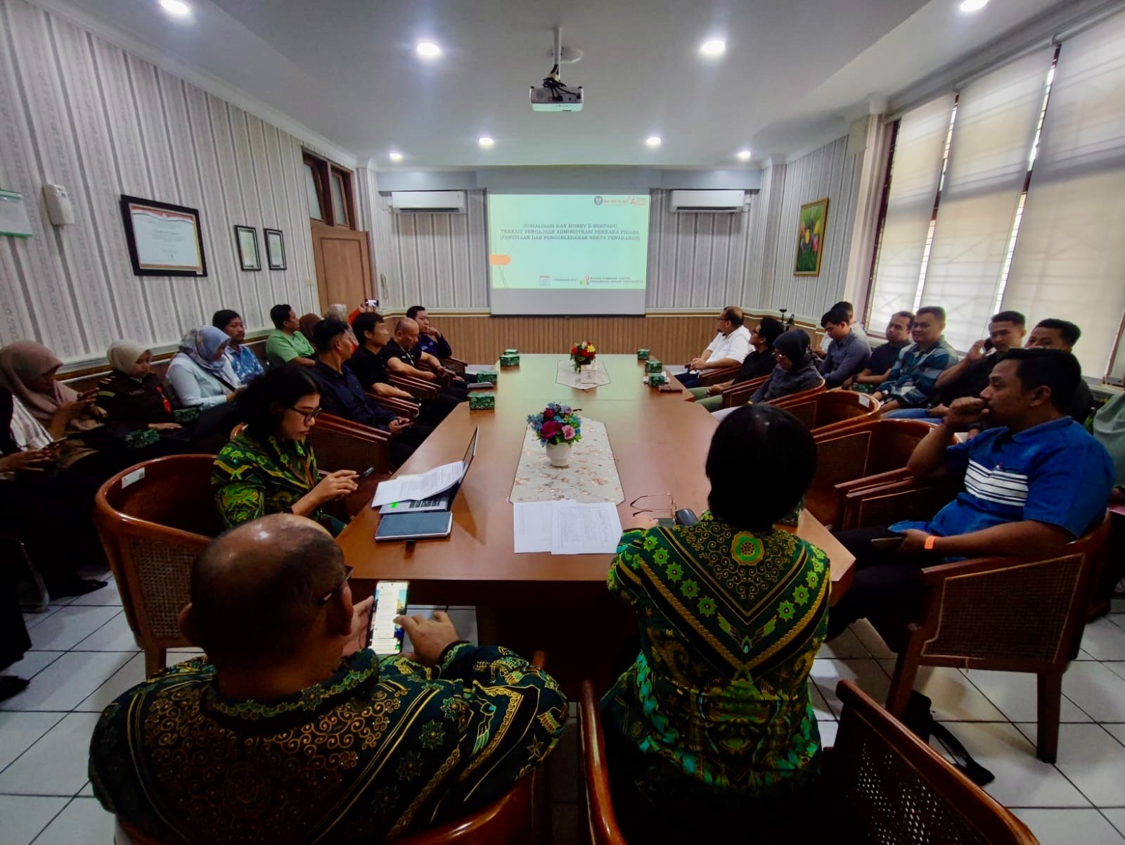 Sosialisasi dan Monev e-Berpadu terkait Pengajuan Administrasi Perkara Pidana