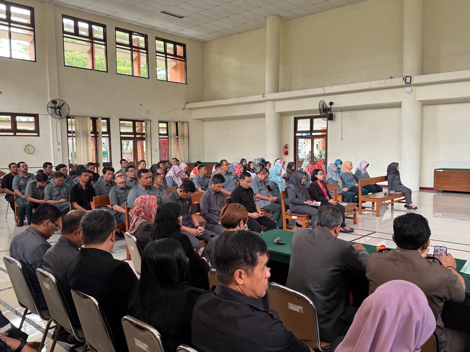 Rapat Pembinaan dan Monev Kinerja Pengadilan Negeri Yogyakarta Bulan Oktober 2025