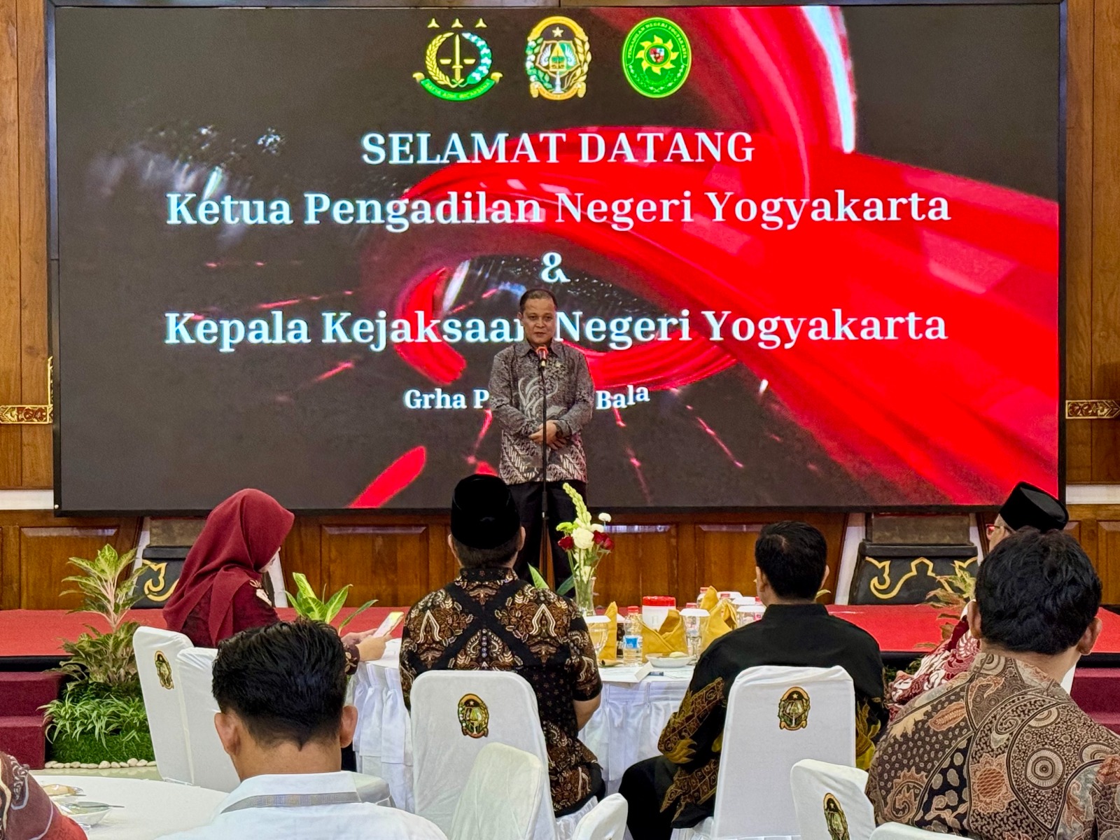 Perkenalan Ketua Pengadilan Negeri Yogyakarta di Balai Kota Yogyakarta