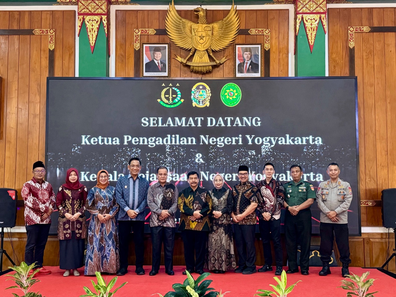 Perkenalan Ketua Pengadilan Negeri Yogyakarta di Balai Kota Yogyakarta