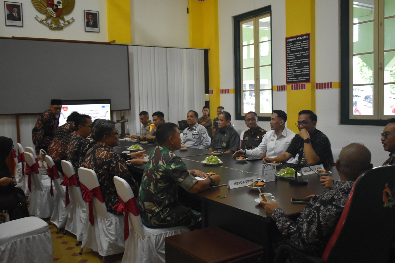 Ketua Pengadilan Negeri Yogyakarta Menghadiri Rakor Forkompimda Kota Yogyakarta