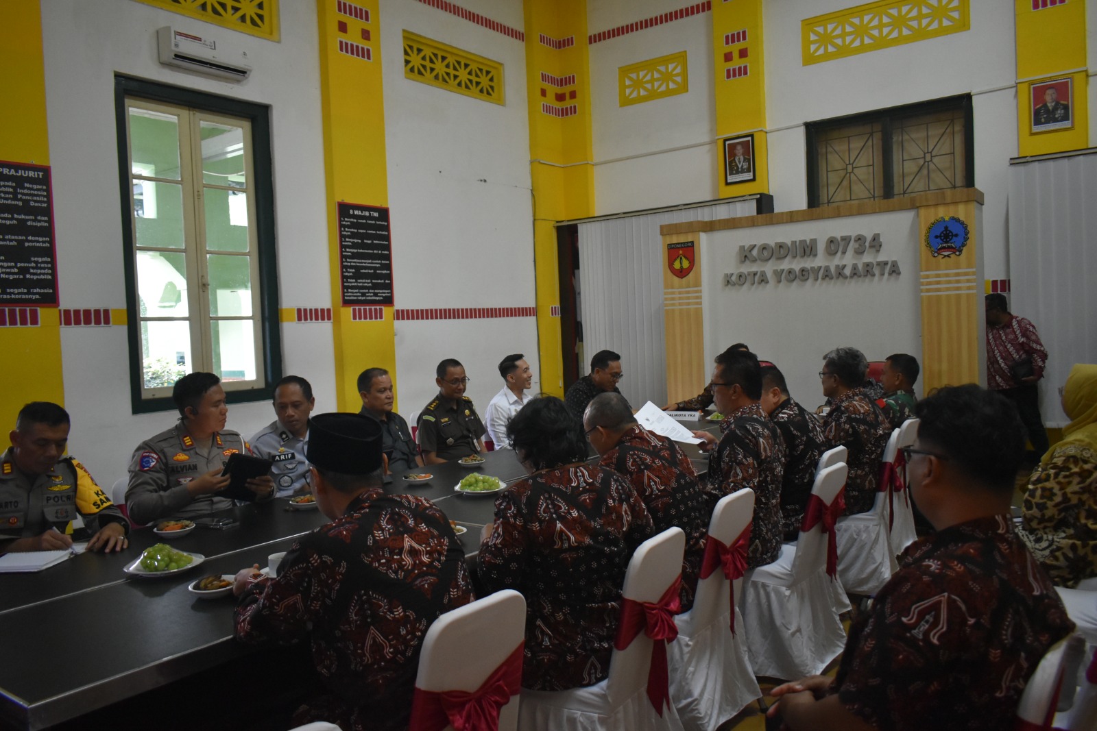 Ketua Pengadilan Negeri Yogyakarta Menghadiri Rakor Forkompimda Kota Yogyakarta