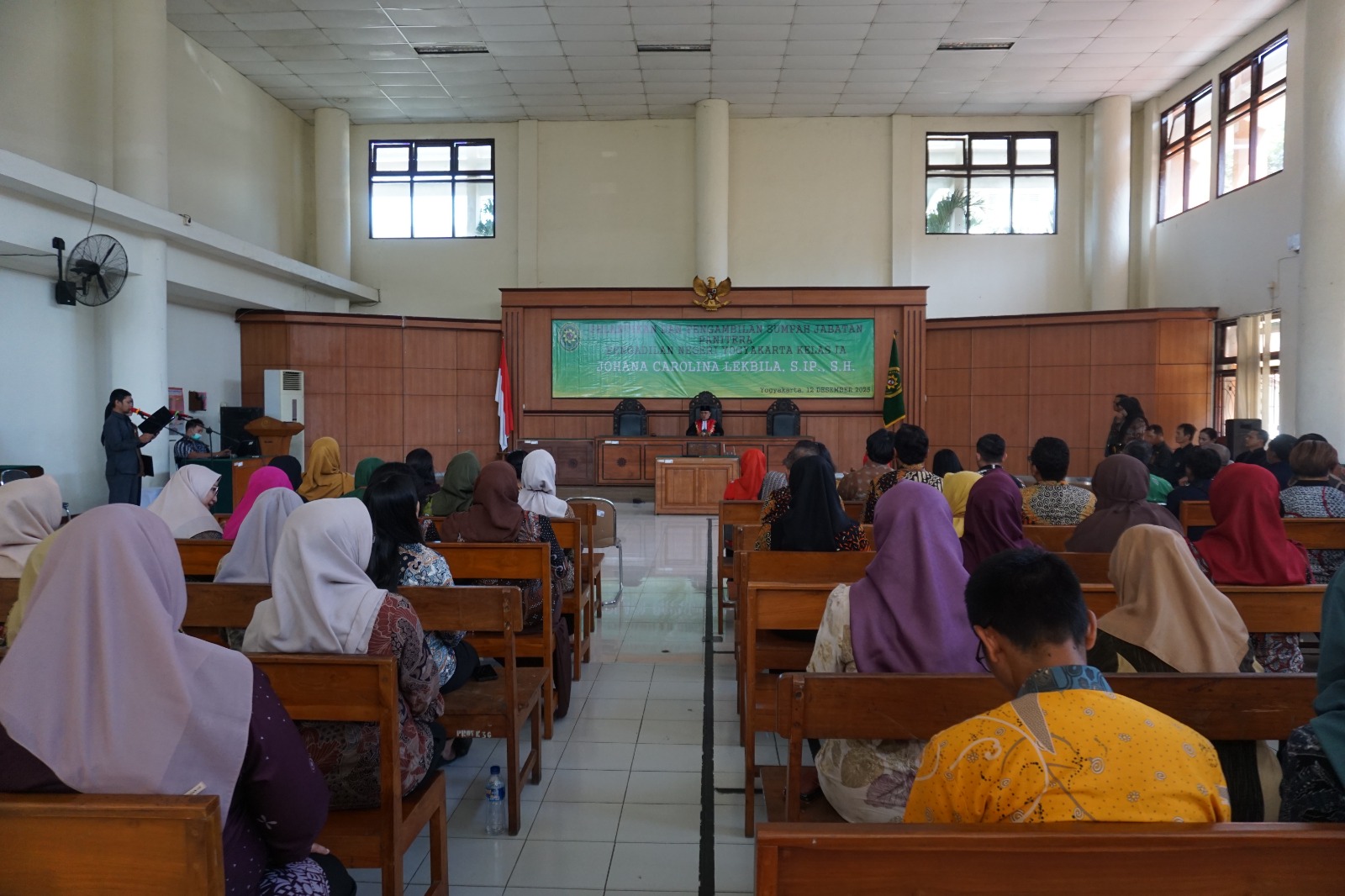 Upacara Pelantikan dan Pengambilan Sumpah Jabatan Panitera Pengadilan Negeri Yogyakarta