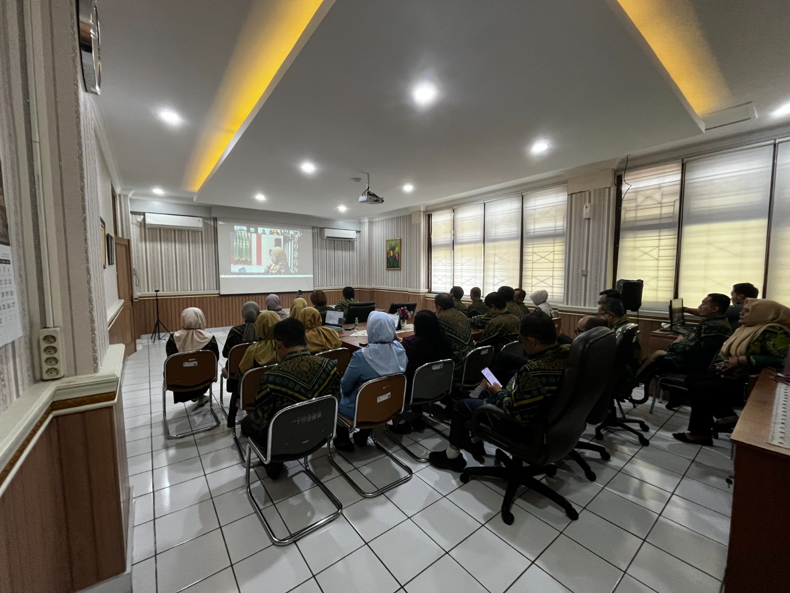 Pengadilan Negeri Yogyakarta Mengikuti Refleksi Kinerja Tahun 2025 dengan Pengadilan Tinggi Yogyakarta