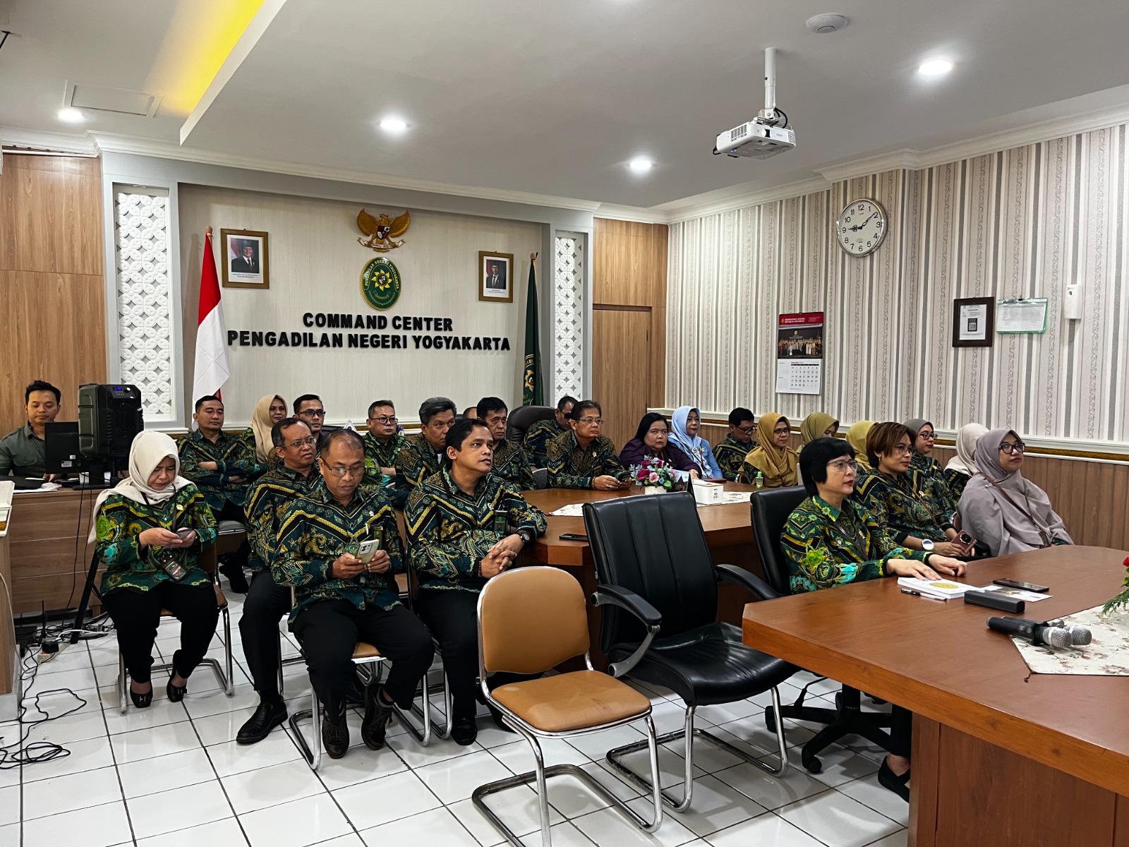 Pengadilan Negeri Yogyakarta Mengikuti Refleksi Kinerja Tahun 2025 dengan Pengadilan Tinggi Yogyakarta