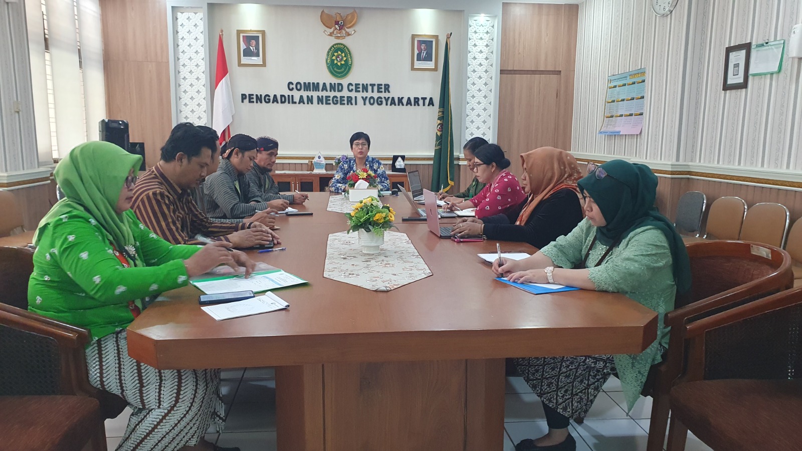 Pengadilan Negeri Yogyakarta Melaksanakan Monitoring dan Evaluasi Manajemen Risiko