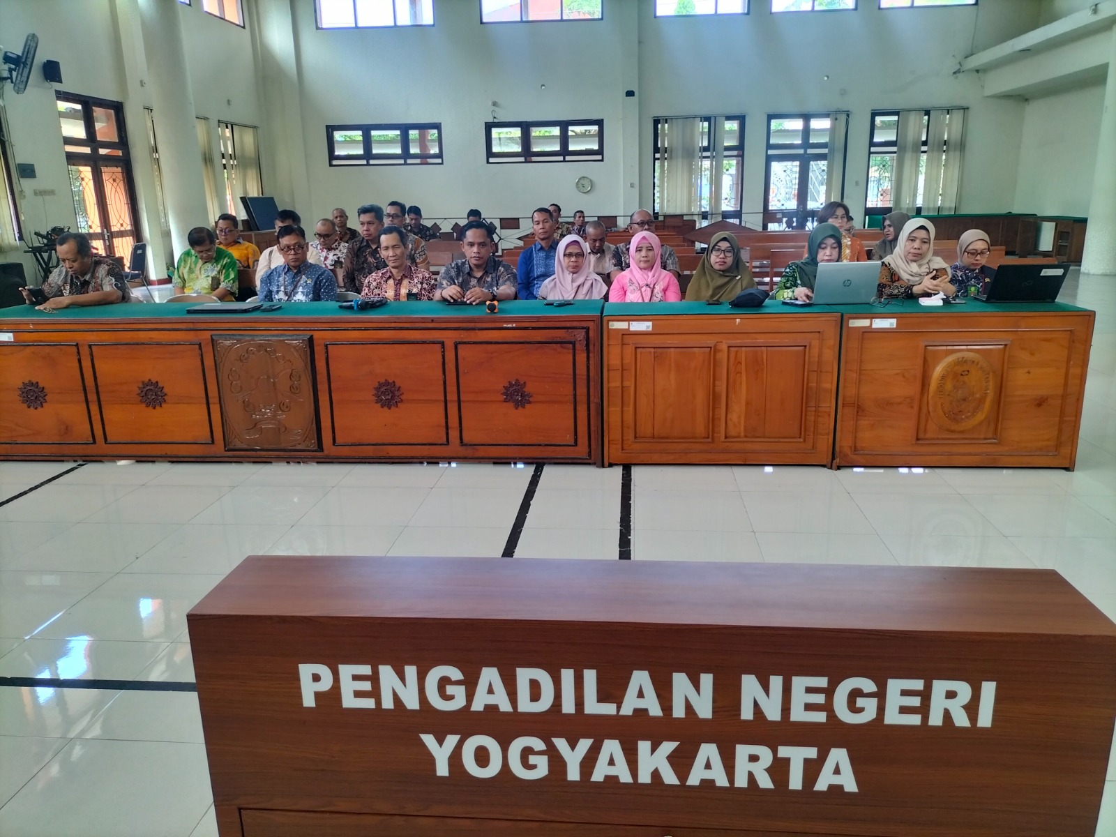 Pengadilan Negeri Yogyakarta Mengikuti Pembinaan Teknis dan Administrasi Yudisial 