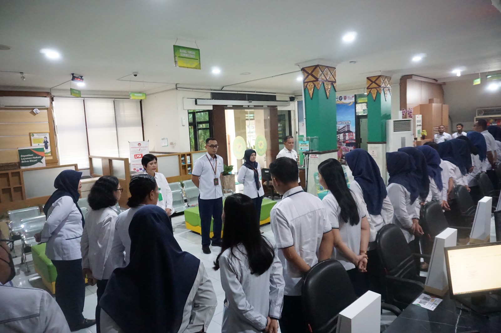 Apel Pagi Rutin Petugas PTSP 23 Februari 2026