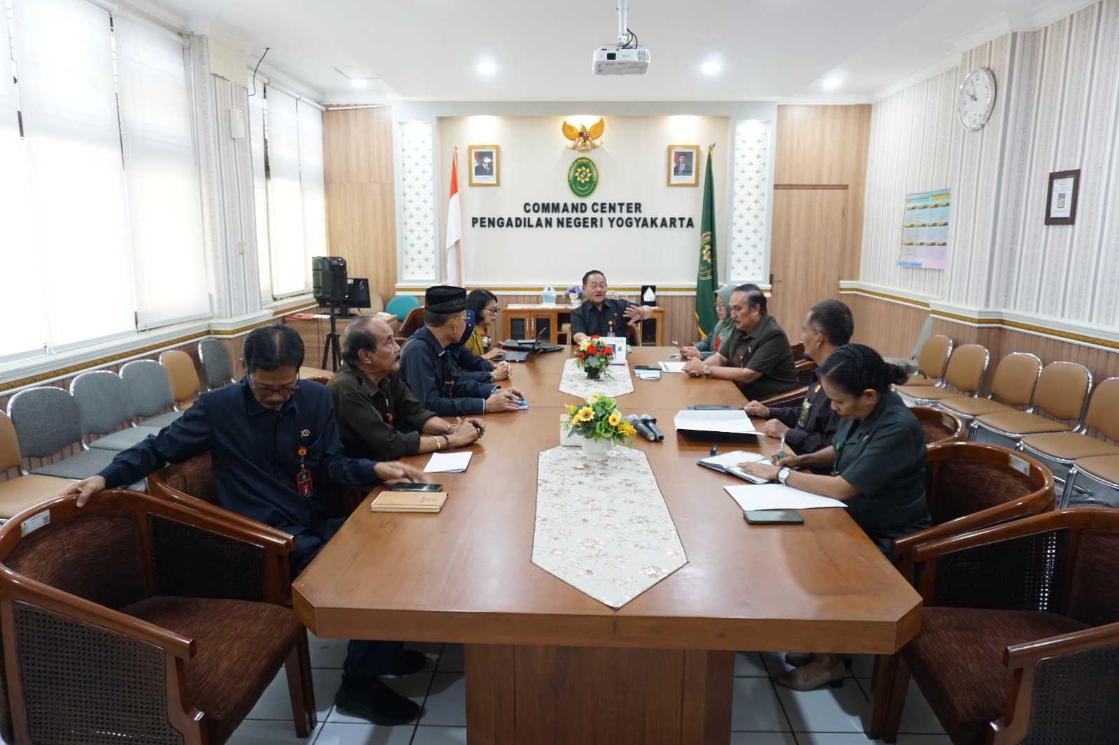 Pengadilan Tinggi Yogyakarta melakukan Monev Kedisiplinan di Pengadilan Negeri Yogyakarta