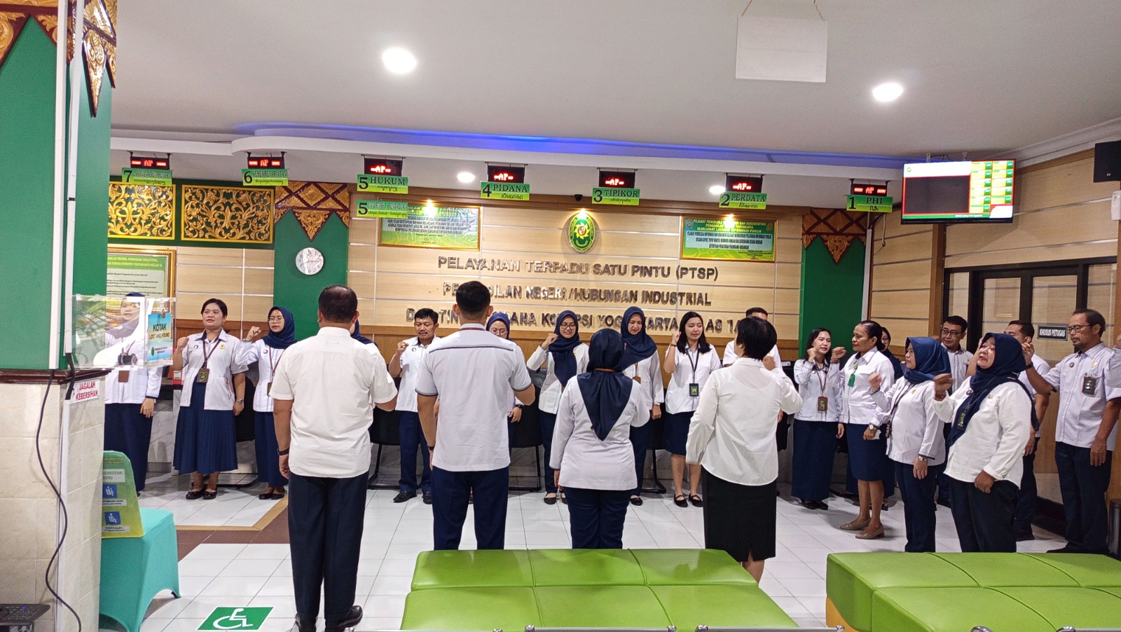Apel Pagi Rutin Petugas PTSP 18 Mei 2026