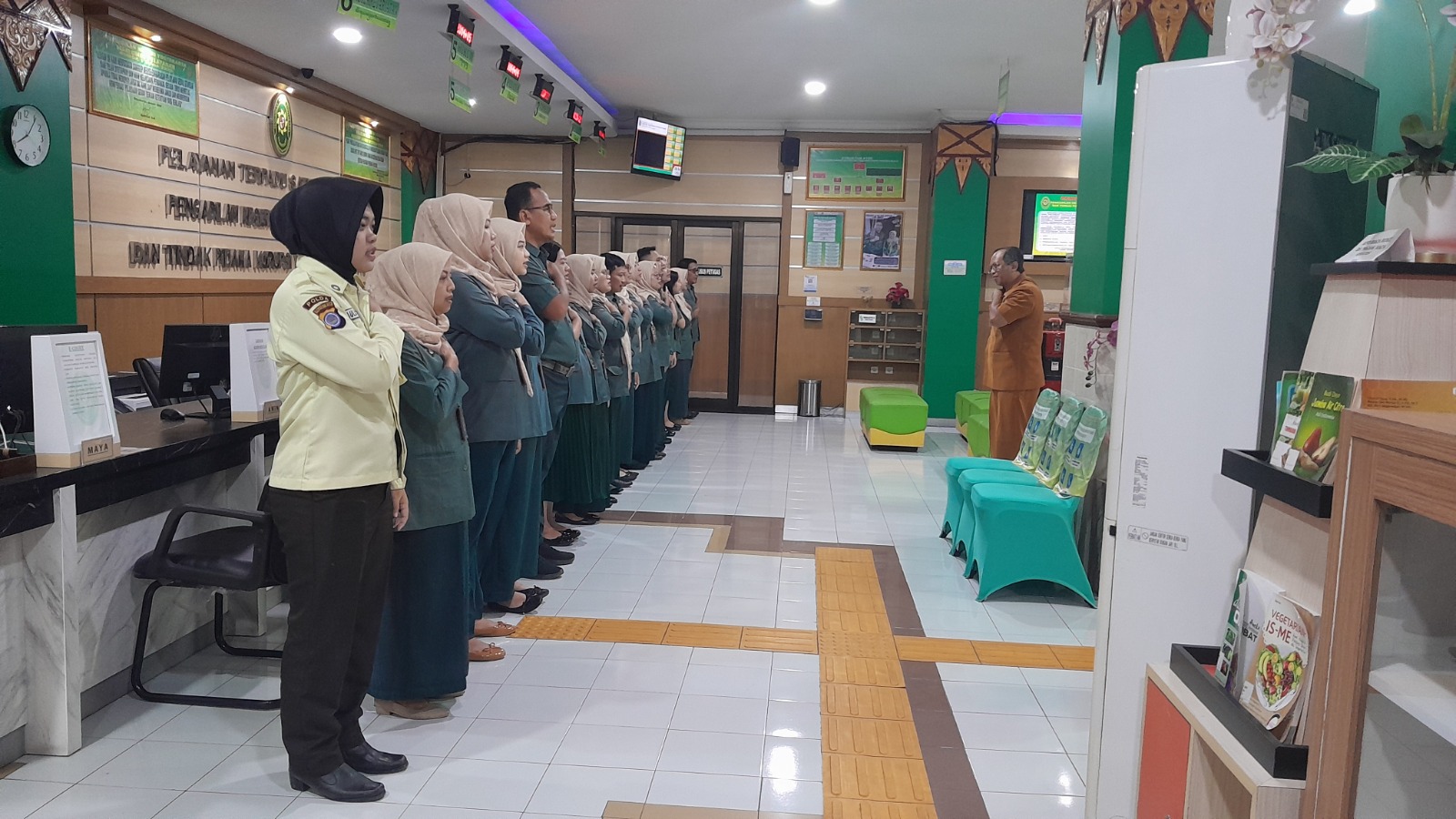 Apel Pagi Rutin Petugas PTSP 19 Mei 2026