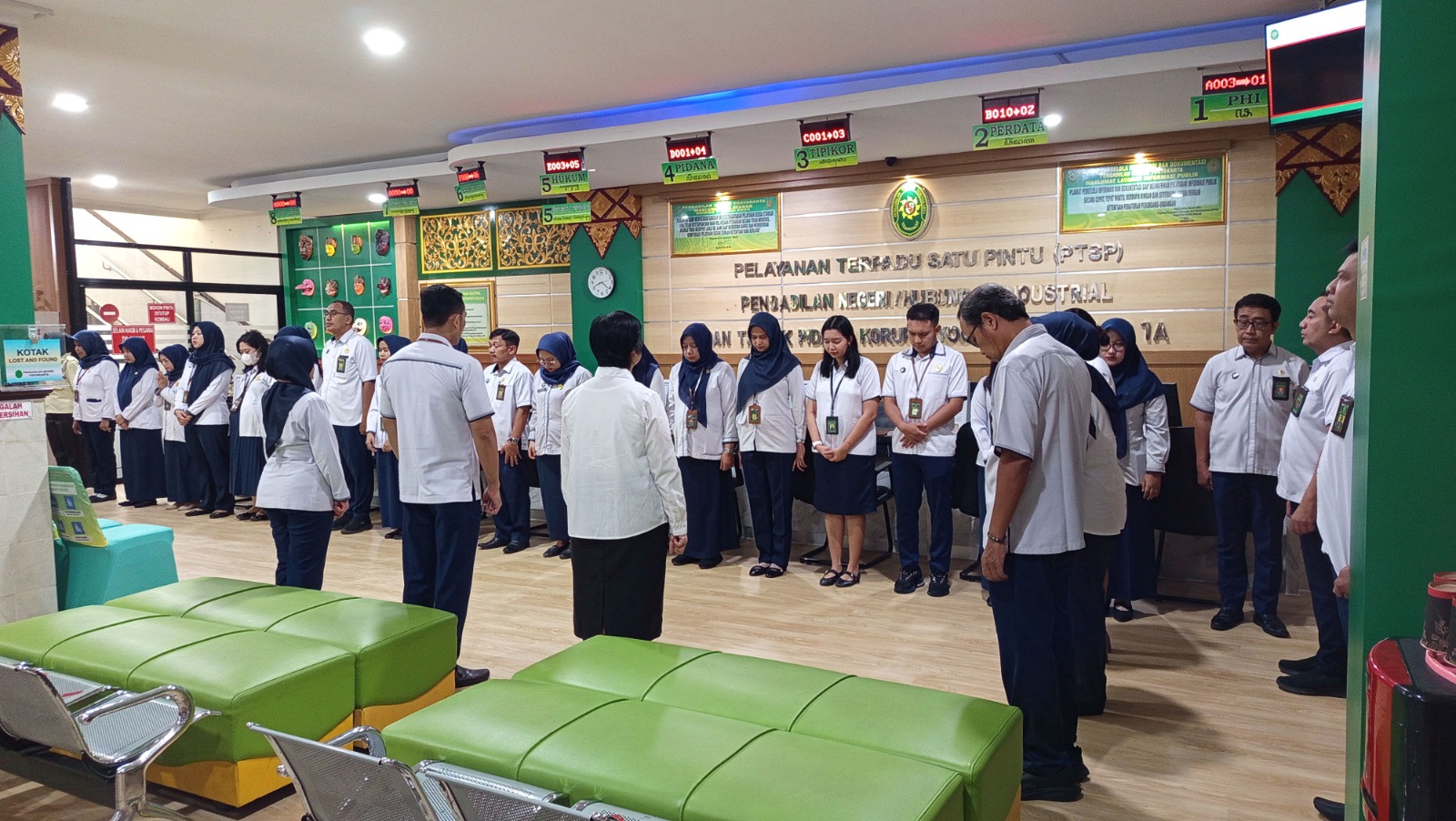 Apel Pagi Rutin Petugas PTSP 8 Juni 2026