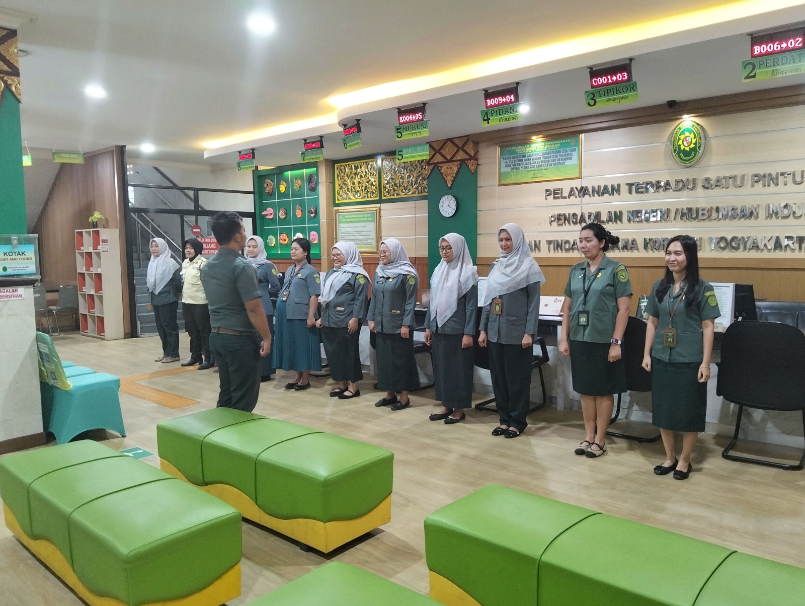 Apel Sore Rutin Petugas PTSP 5 Agustus 2019