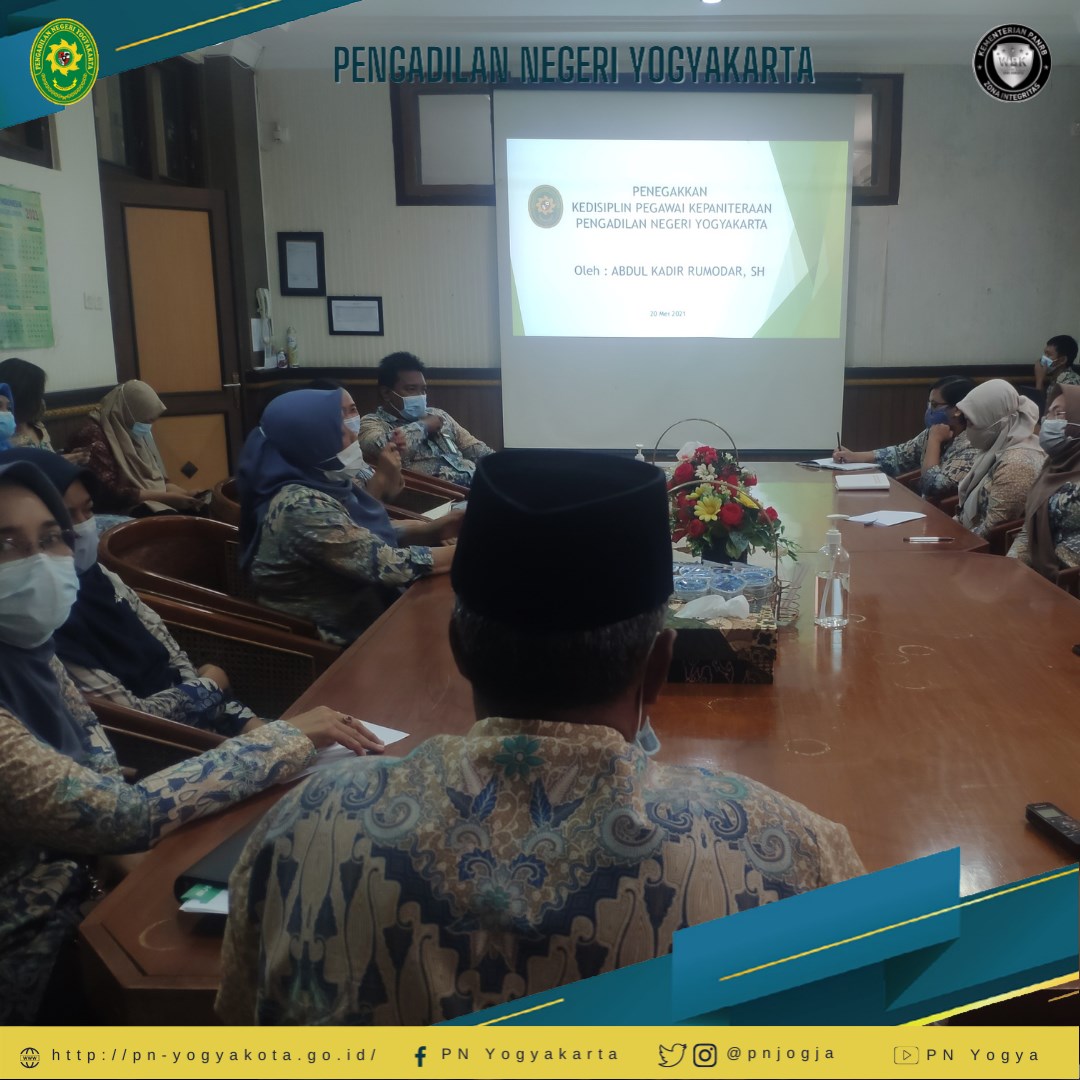 Rapat Monitoring dan Evaluasi Kedisiplinan Kepaniteraan