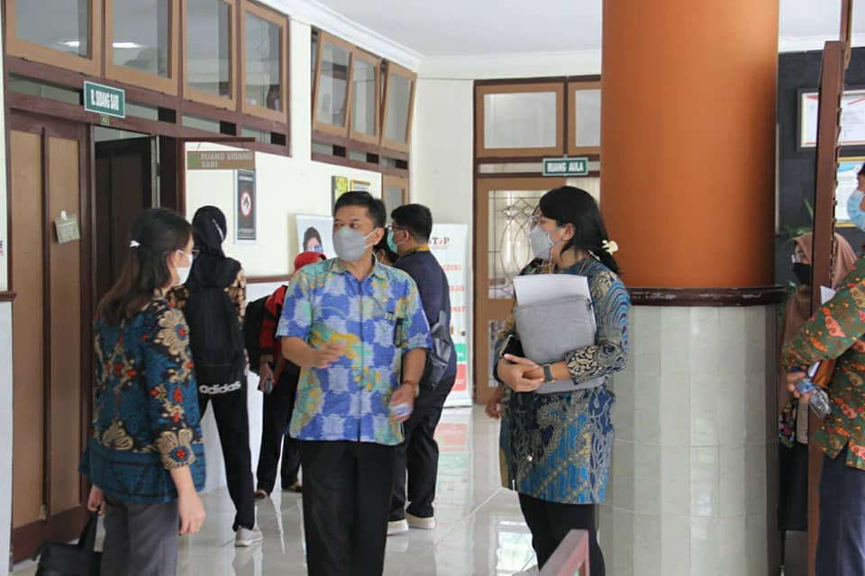 Kunjungan Studi Banding Kementerian Koordinator Bidang Kemaritiman Dan Investasi ke Pengadilan Negeri Yogyakarta