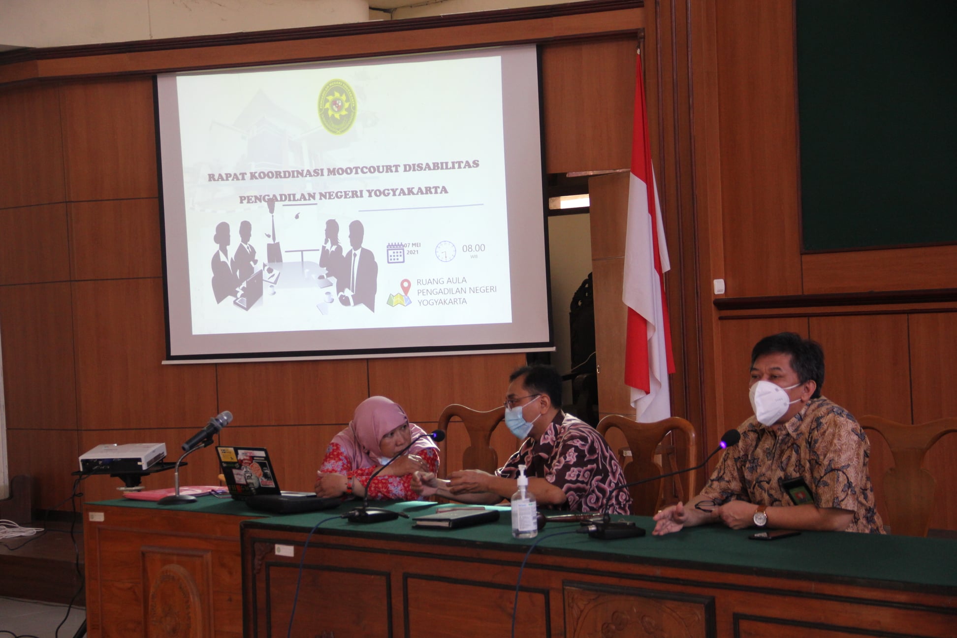 Rapat Koordinasi Kegiatan Mootcourt Disabilitas Ketiga