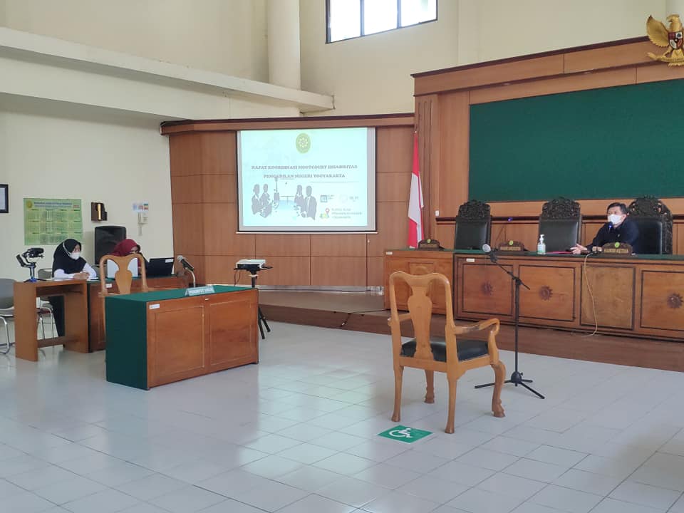 Rapat Koordinasi Kegiatan Mootcourt Disabilitas Keempat