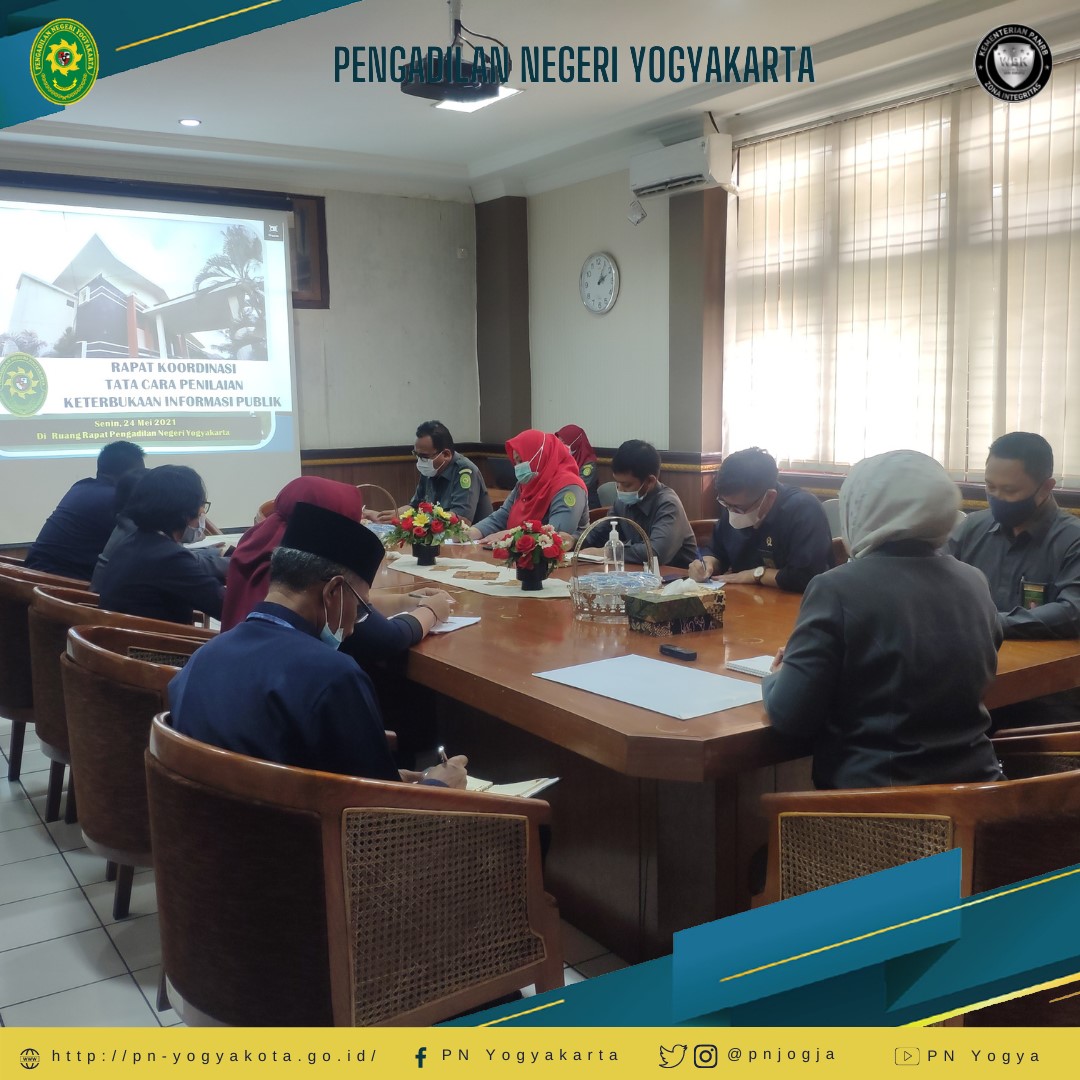 Rapat Koordinasi Penilaian Keterbukaan Informasi Publik